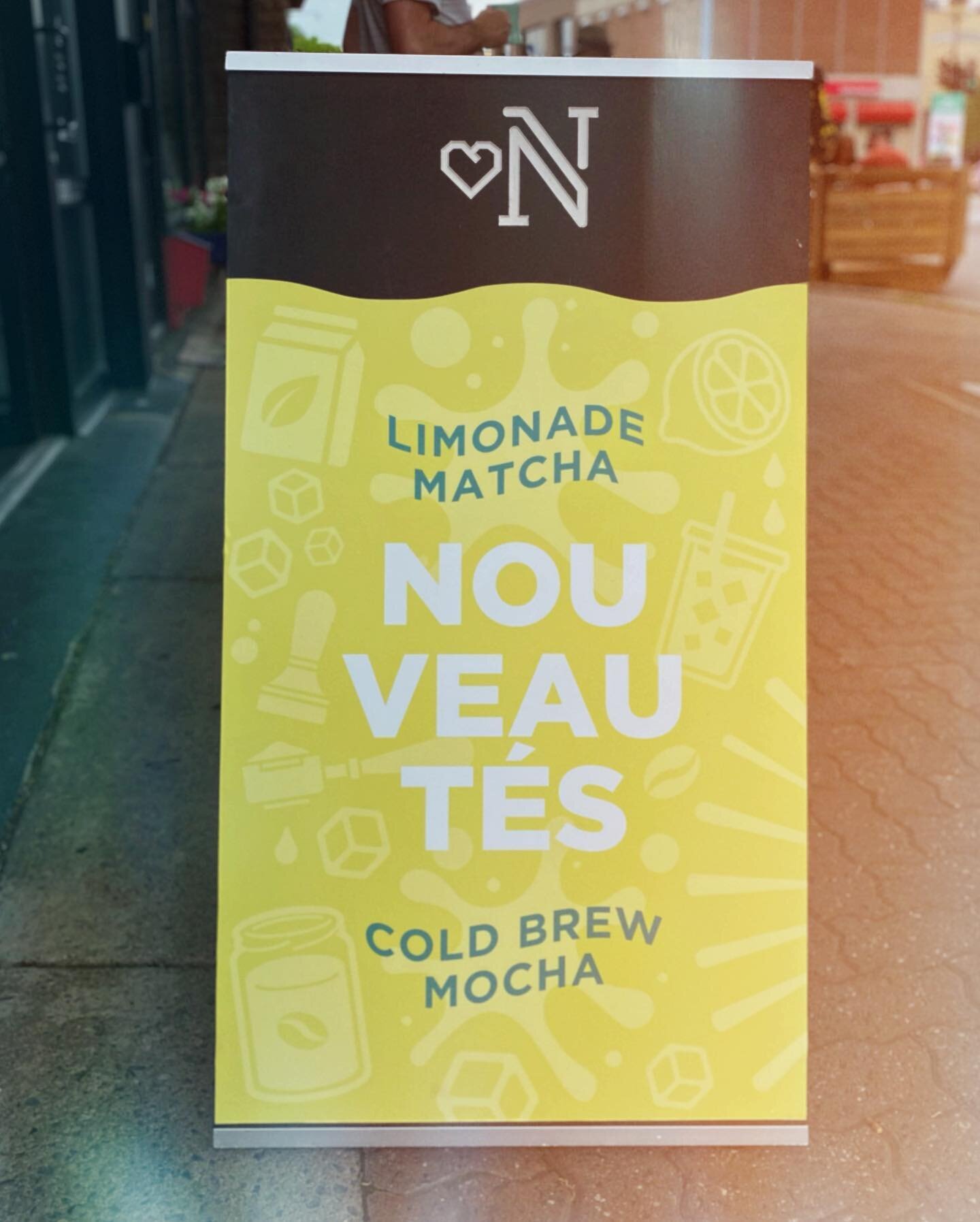 On fait notre part pour l&rsquo;&eacute;t&eacute; avec les visuels color&eacute;s du menu ✨summer 2022✨. Mention sp&eacute;ciale au Limonade matcha 🍵🍋💚 Un belle alternative rafra&icirc;chissante au caf&eacute; glac&eacute;!