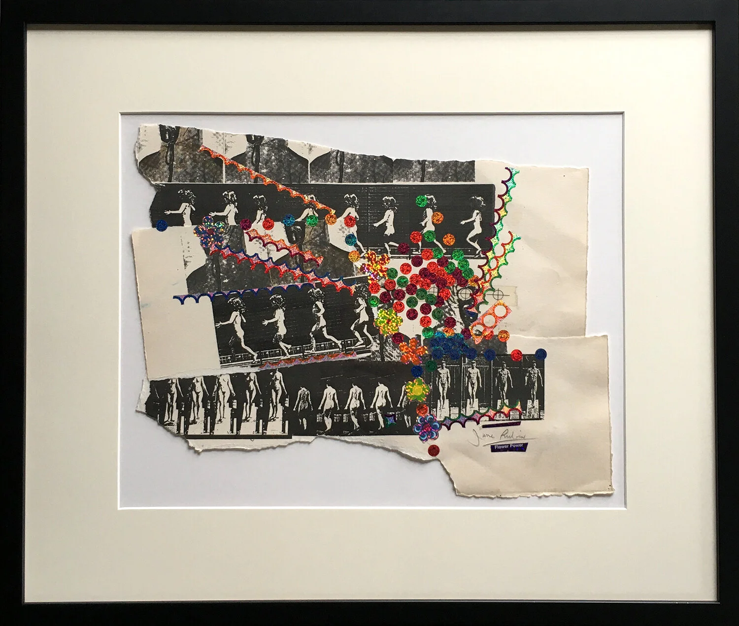 Muybridge Flower Power, collage