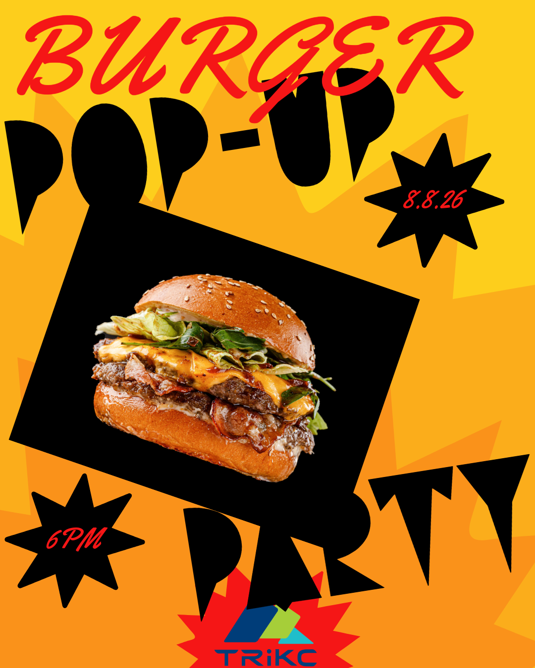 Pop-Up Party! 🍔🎉