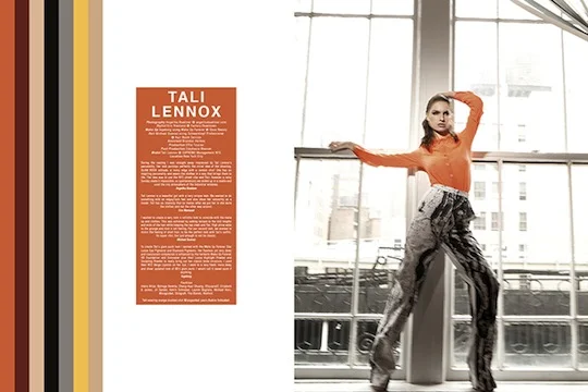 Katrin Schnabl featured in Kurv Magazine 029 "Tali Lennox"