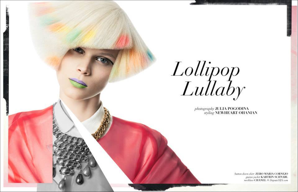  Katrin Schnabl Collection featured in the "Lollipop Lullaby" online editorial for Vestal Magazine 