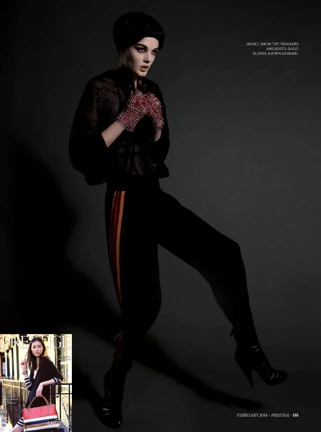 Prestige Magazine's "The Shape Of Things To Come" editorial, February 2014 Issue