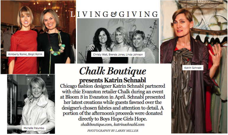  Partnered Event with Chalk Boutique in  Sheridan Road Magazine  