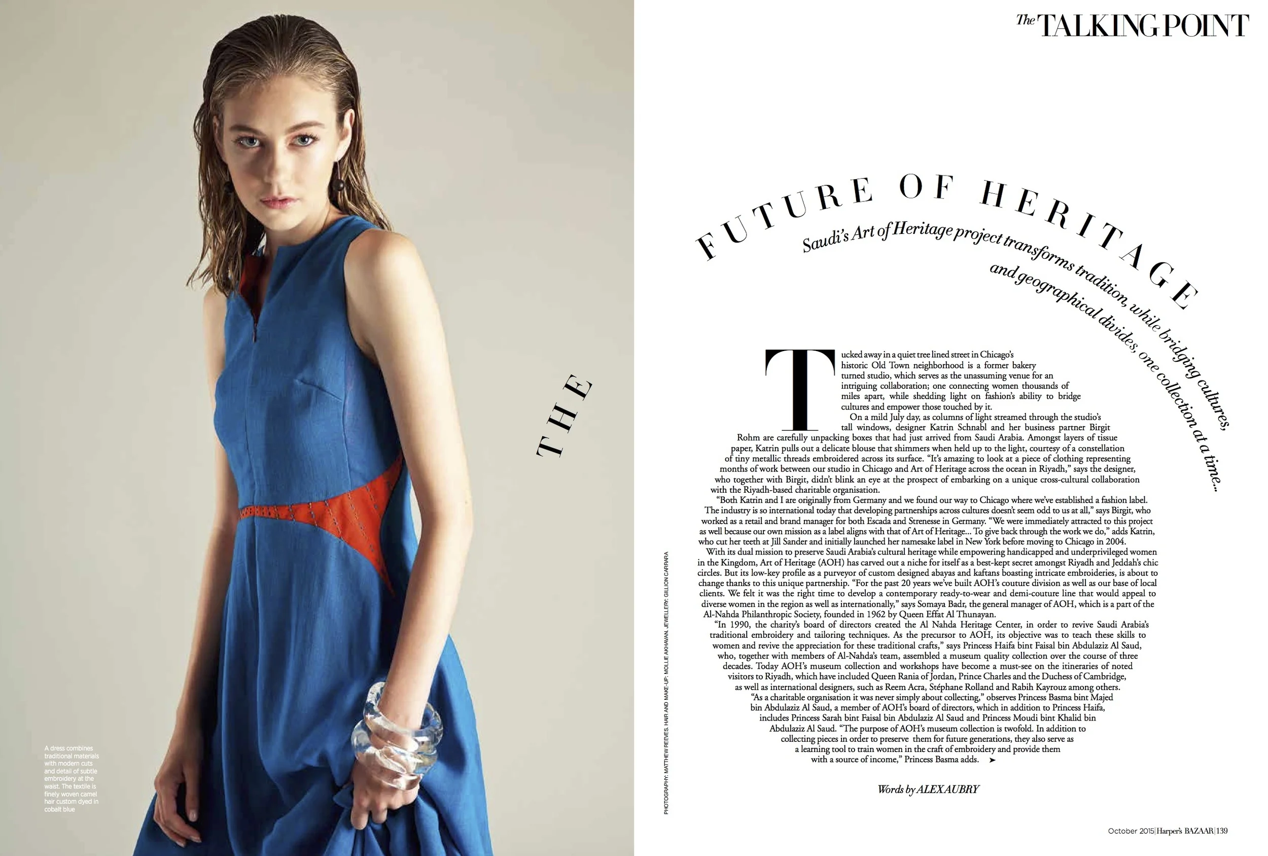 Harper's Bazaar Arabia | October 2015