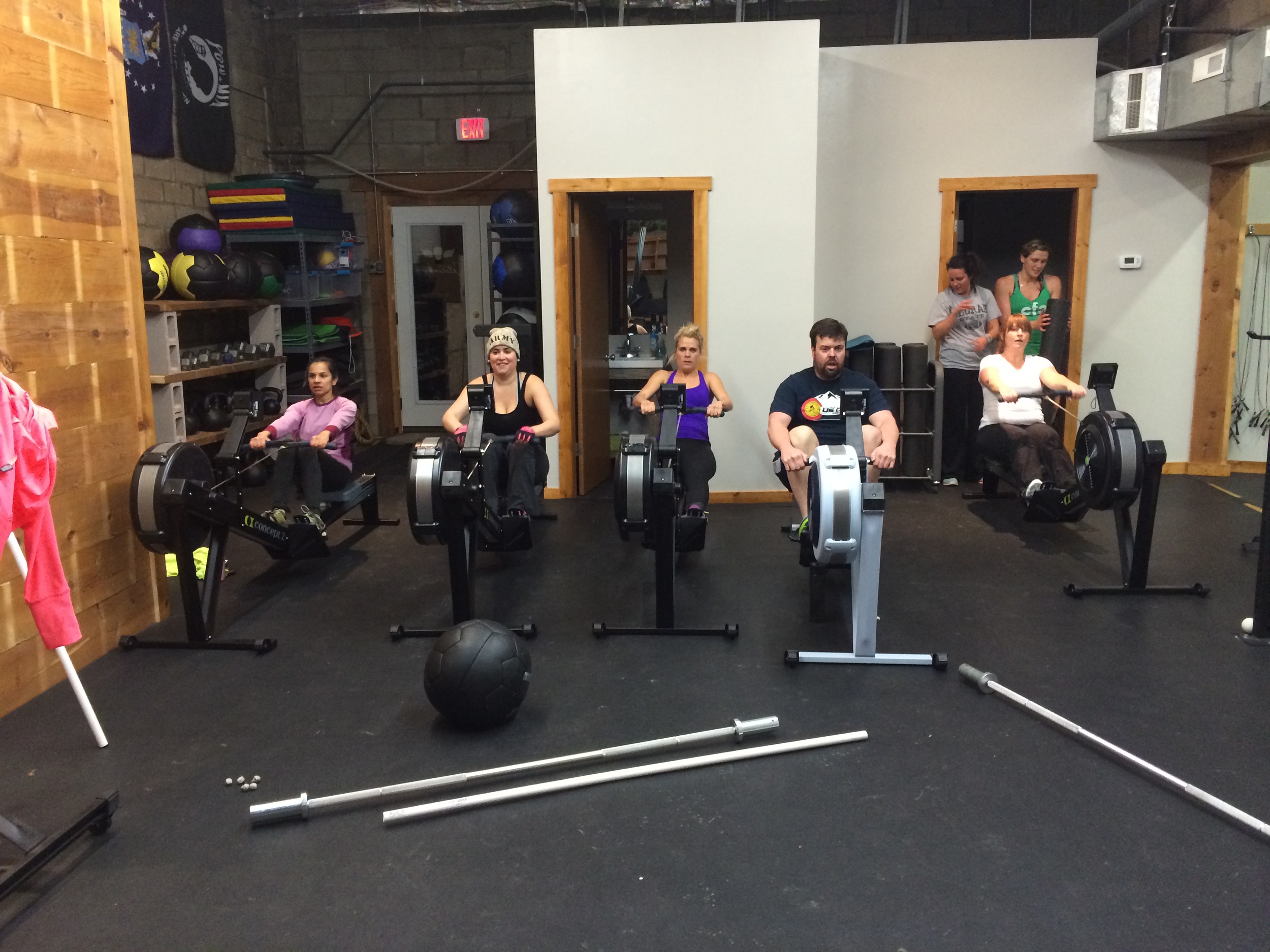 This motley crew finished Starting Line in January. Look for them in classes and introduce yourselves. 