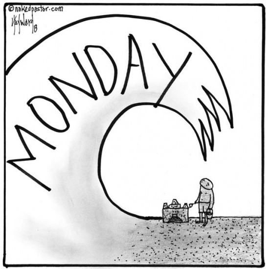 If this is you, you'd better make time to get to the gym today. Show Monday who's boss.