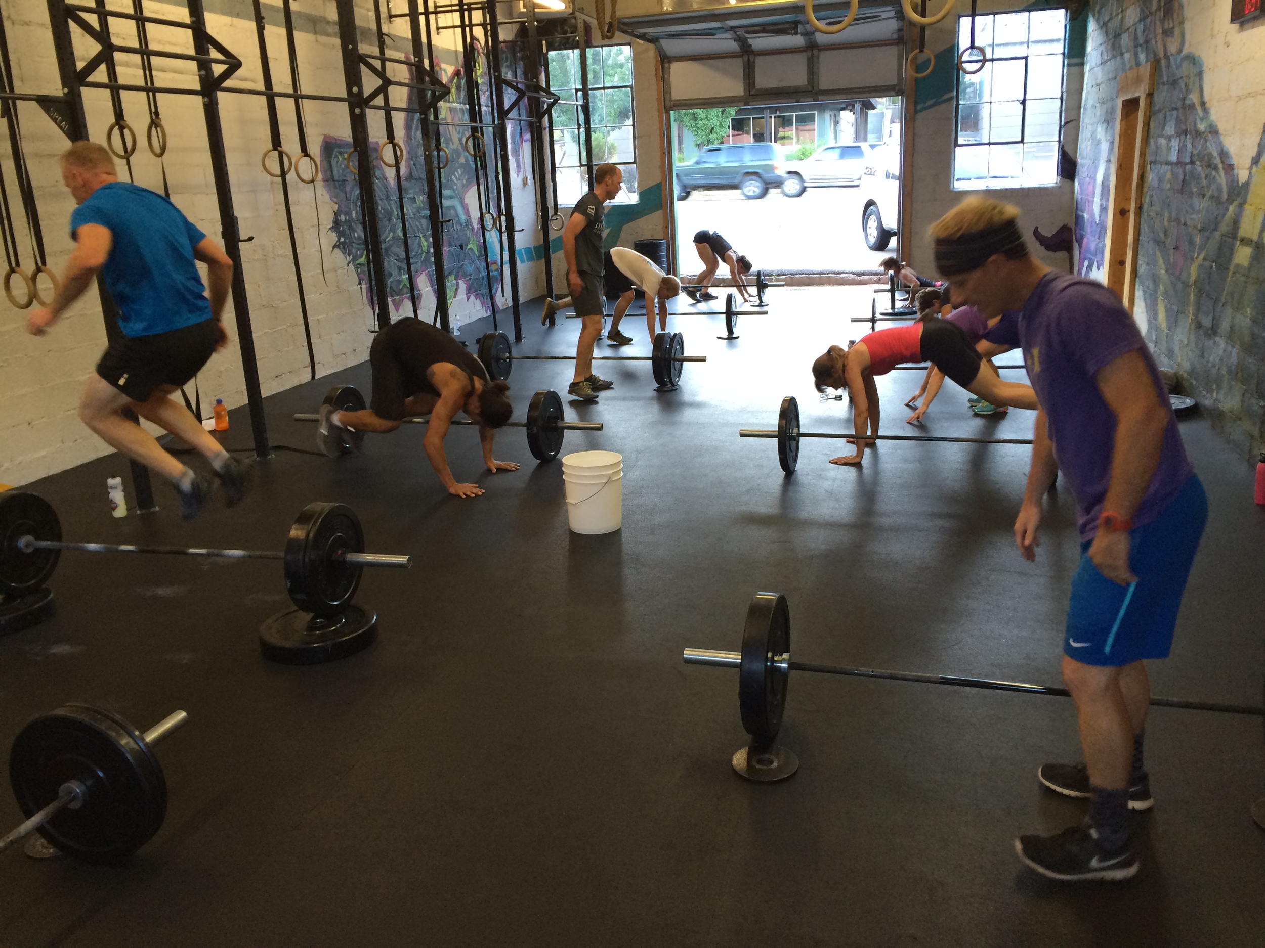 No CrossFit games competitors here.