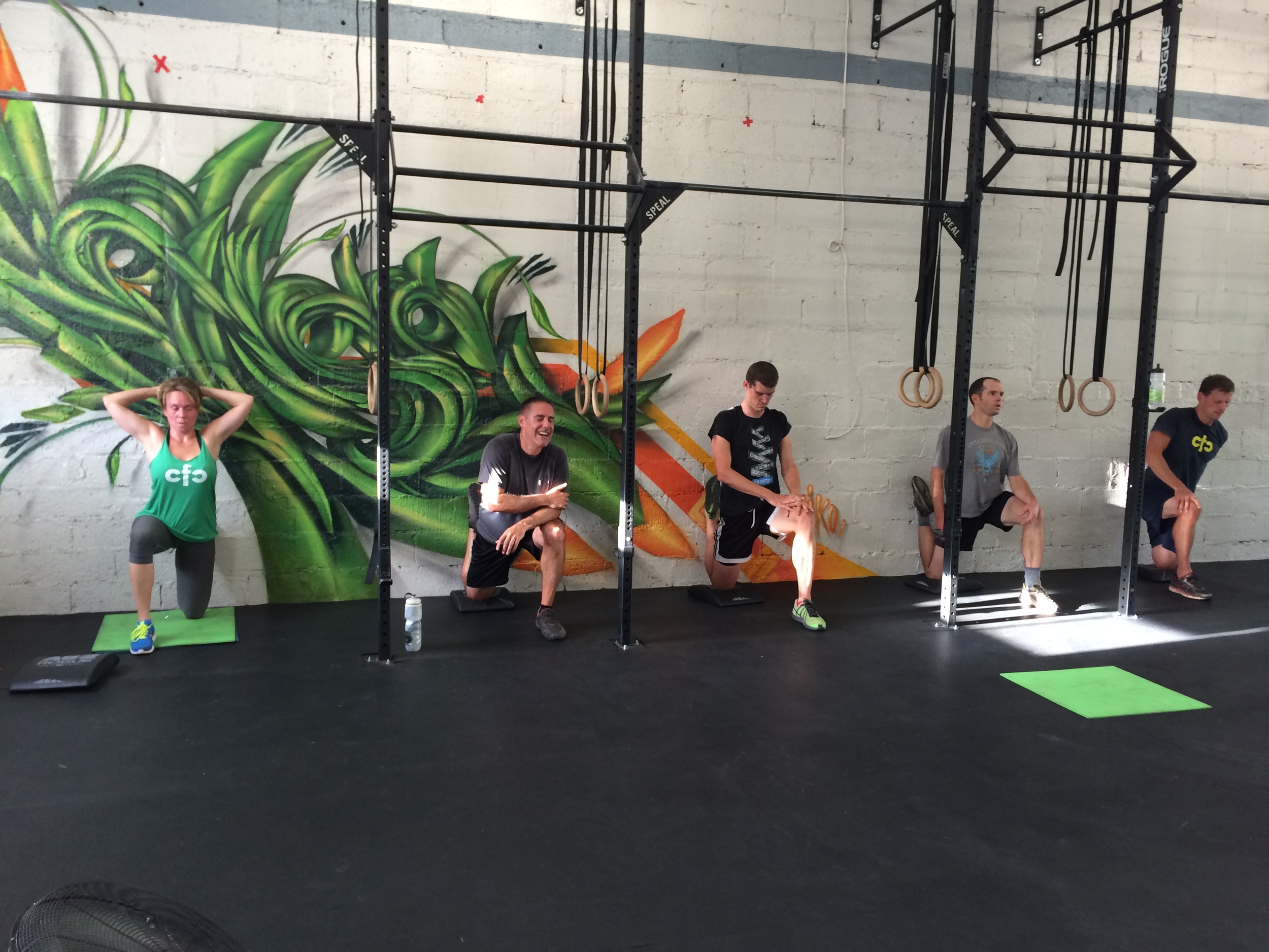 The Endurance Team hit some recovery after their Monday workout. When was the last time you stretched on your own outside of class?