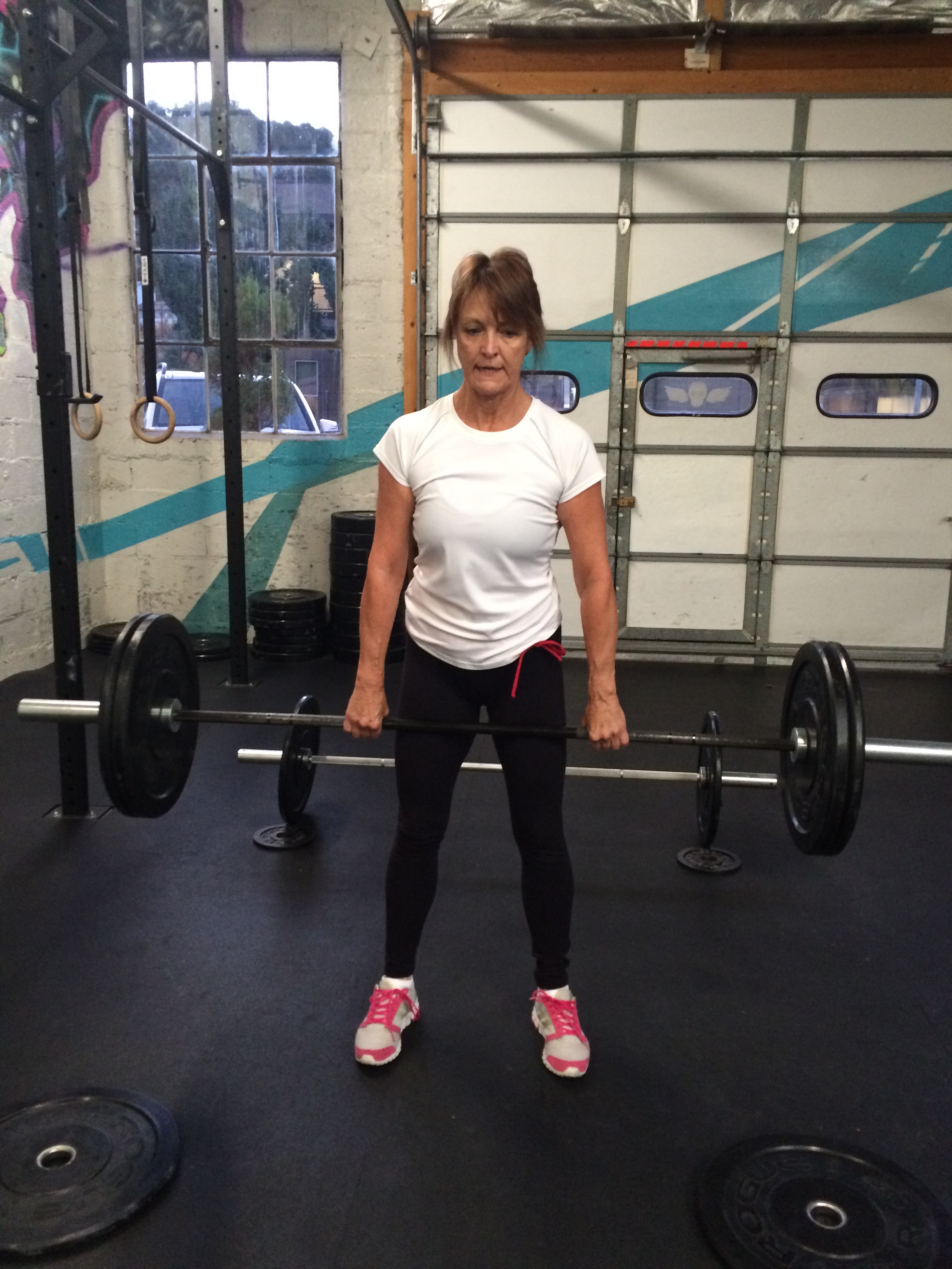 Margie loves deadlifts.