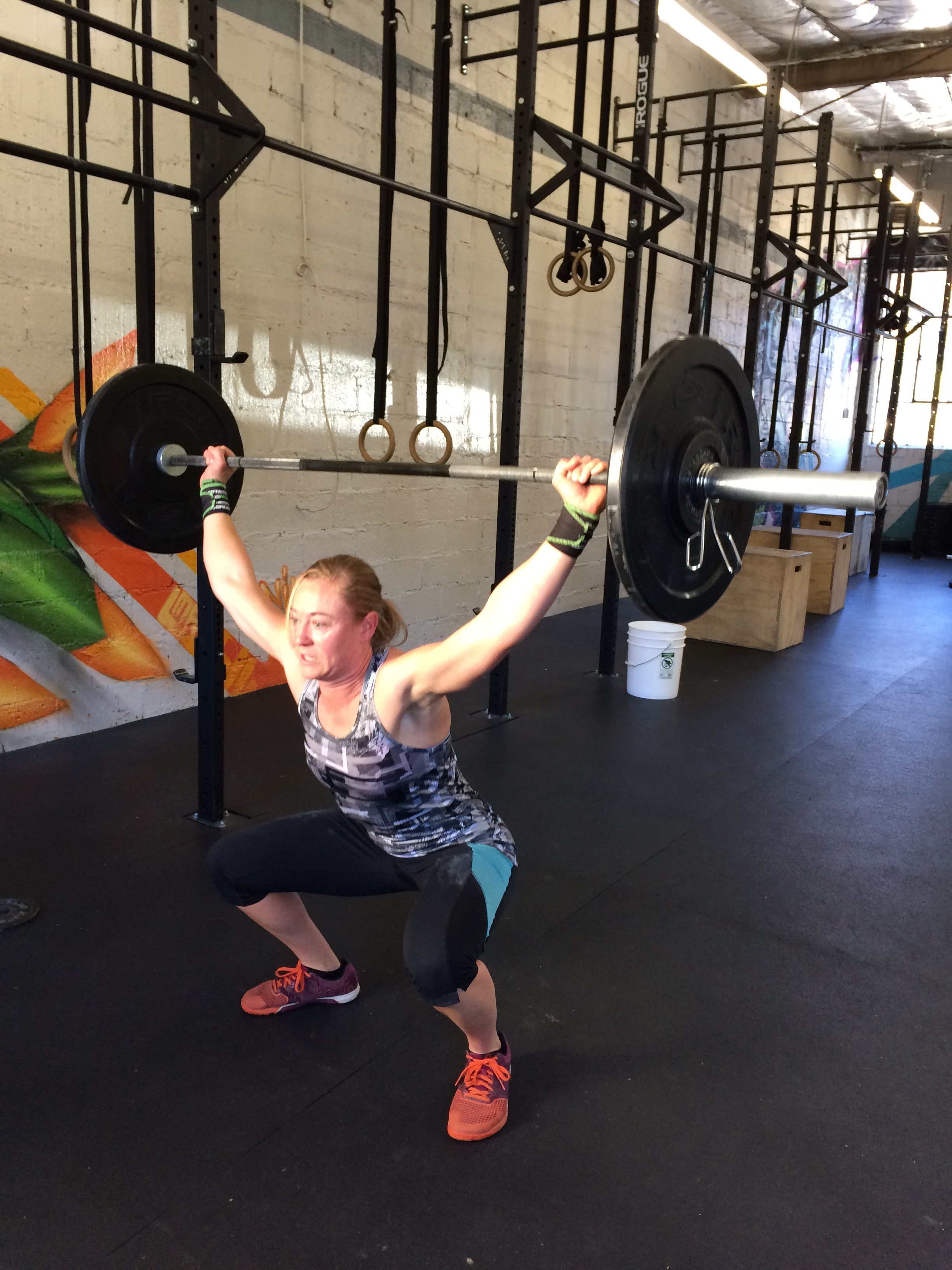 Welcome Amanda to the Catacombs family. Nice work on the squat snatches yesterday everyone.
