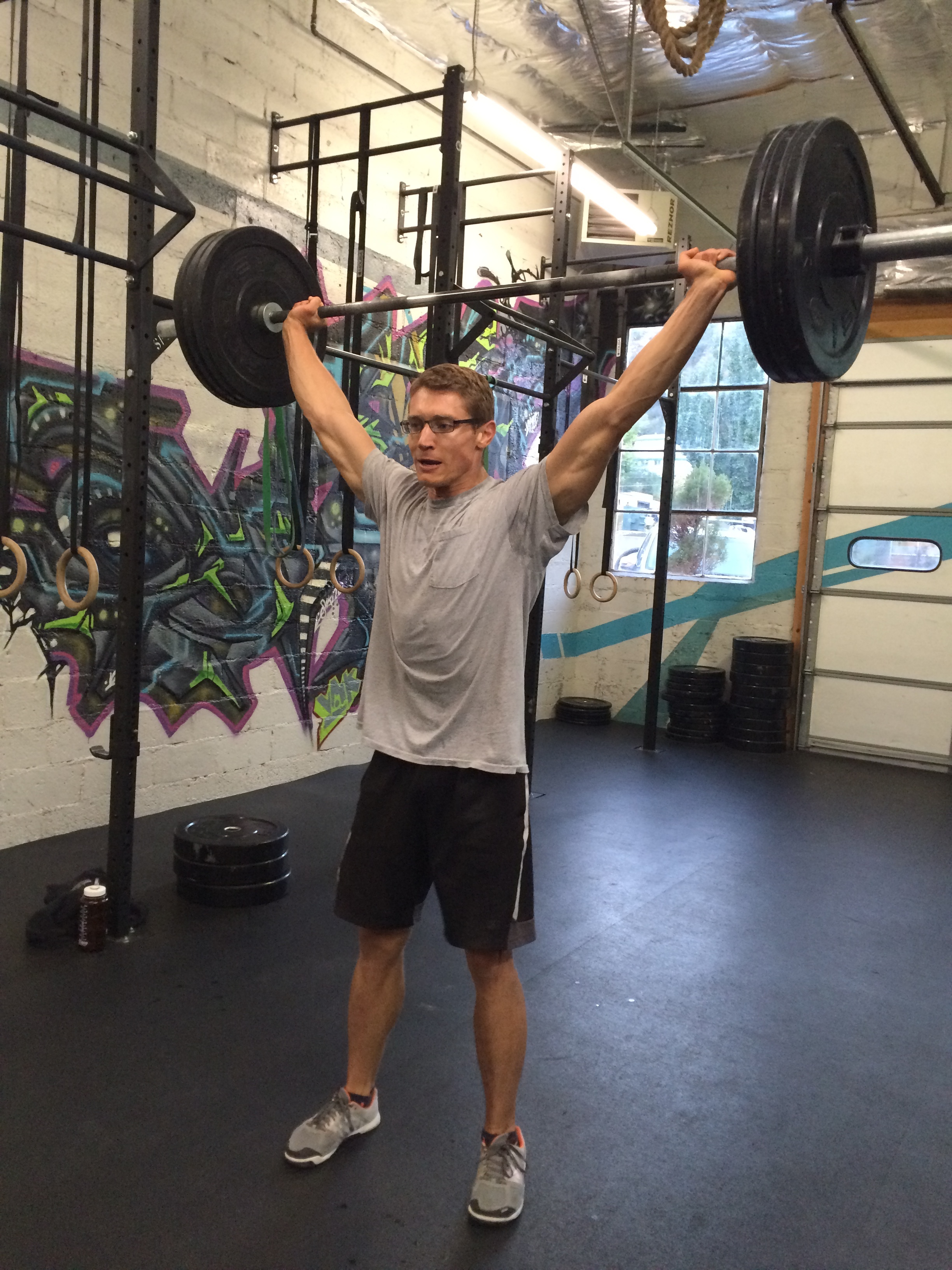 Clark Kent at work.