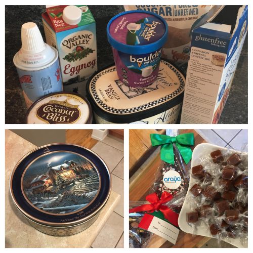 A small selection of leftover holiday treats – that need to go. 