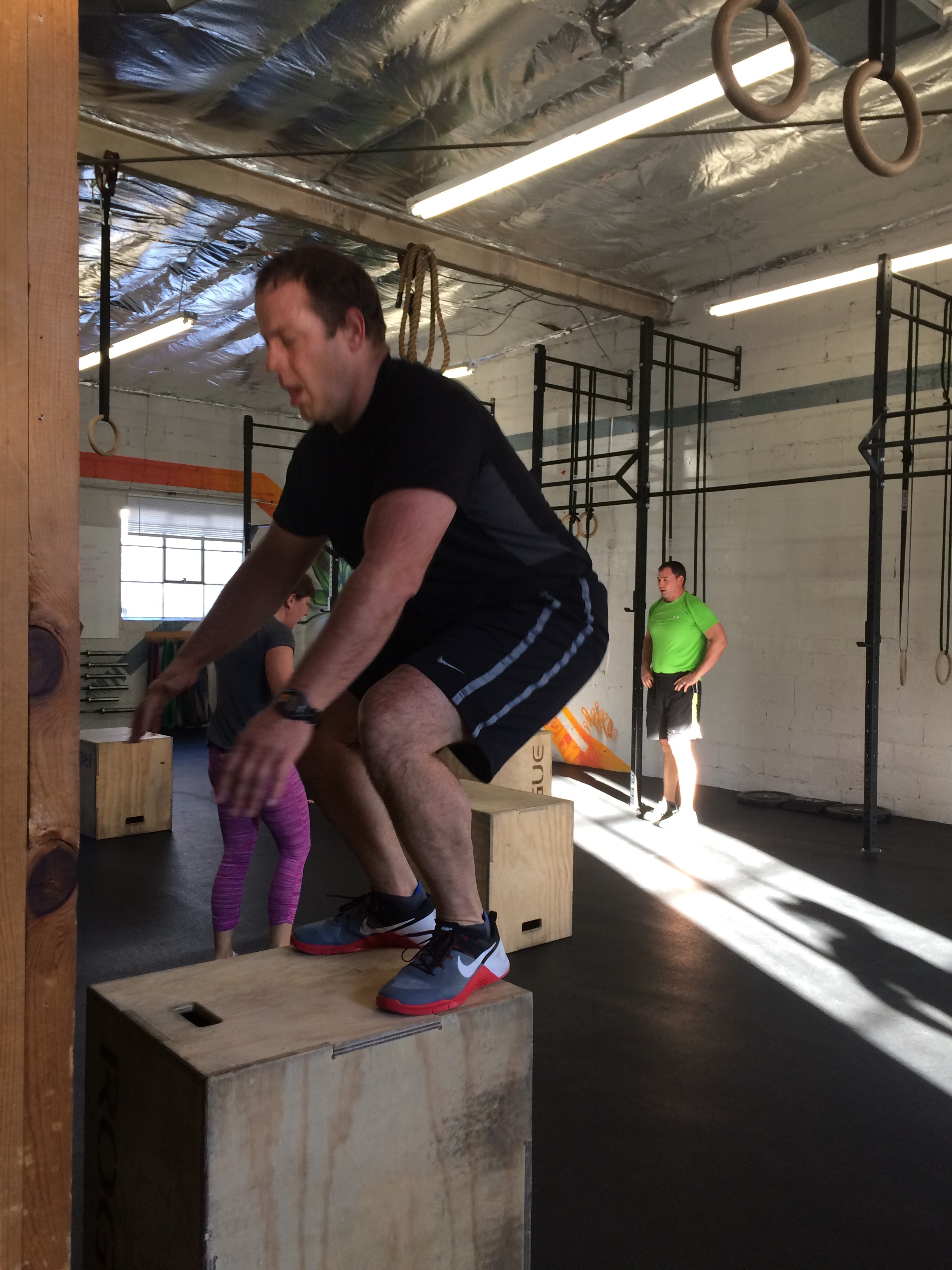 Tons of you did 24" and 30" box jumps last week for the first time. great job stepping out of your comfort zone and pushing yourselves a little harder.