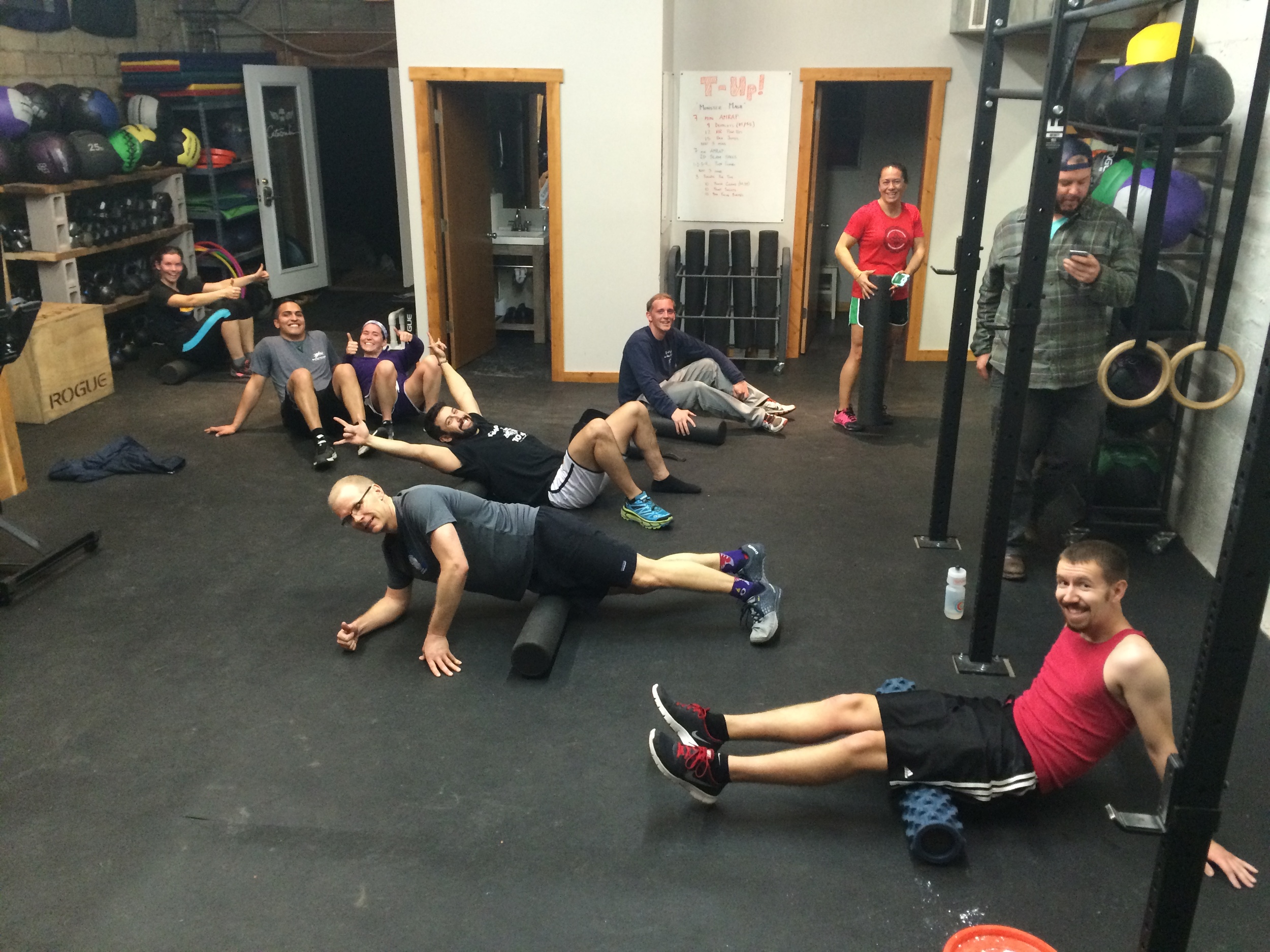 all smiles for post-workout mobility