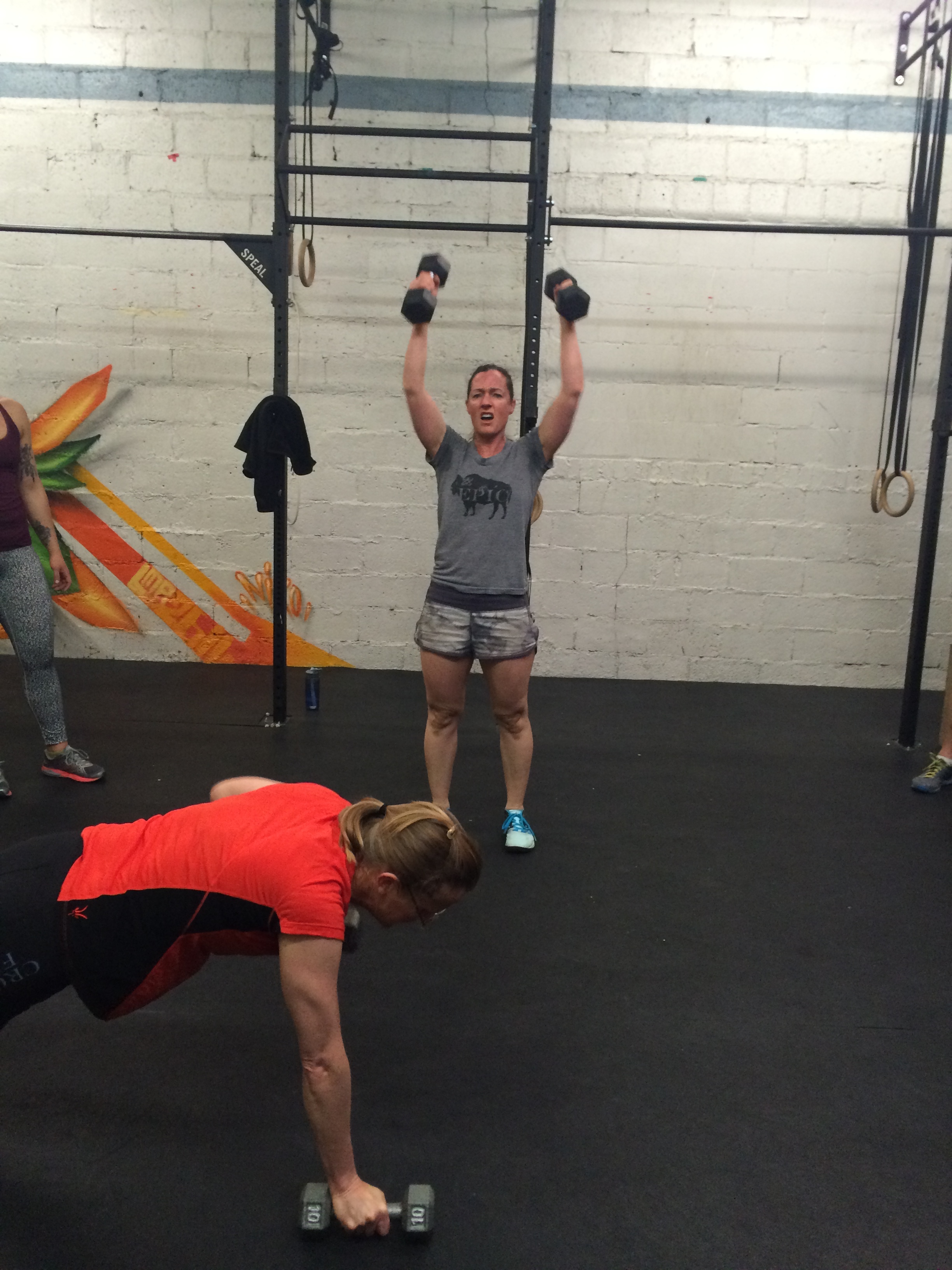 5:30 Crew getting after it with dumbbells on Tuesday.
