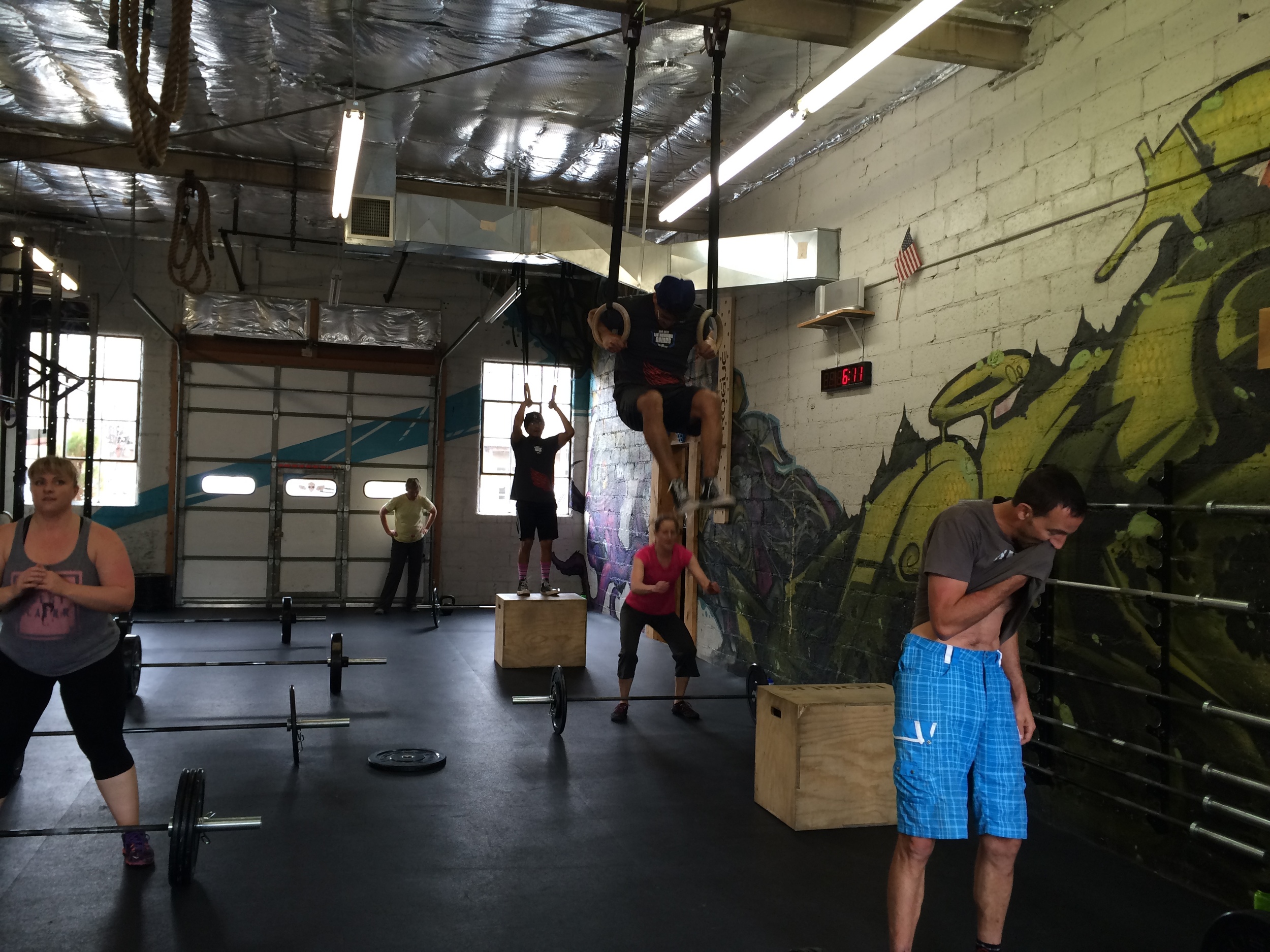 Lots of ground gained on muscle ups today. 