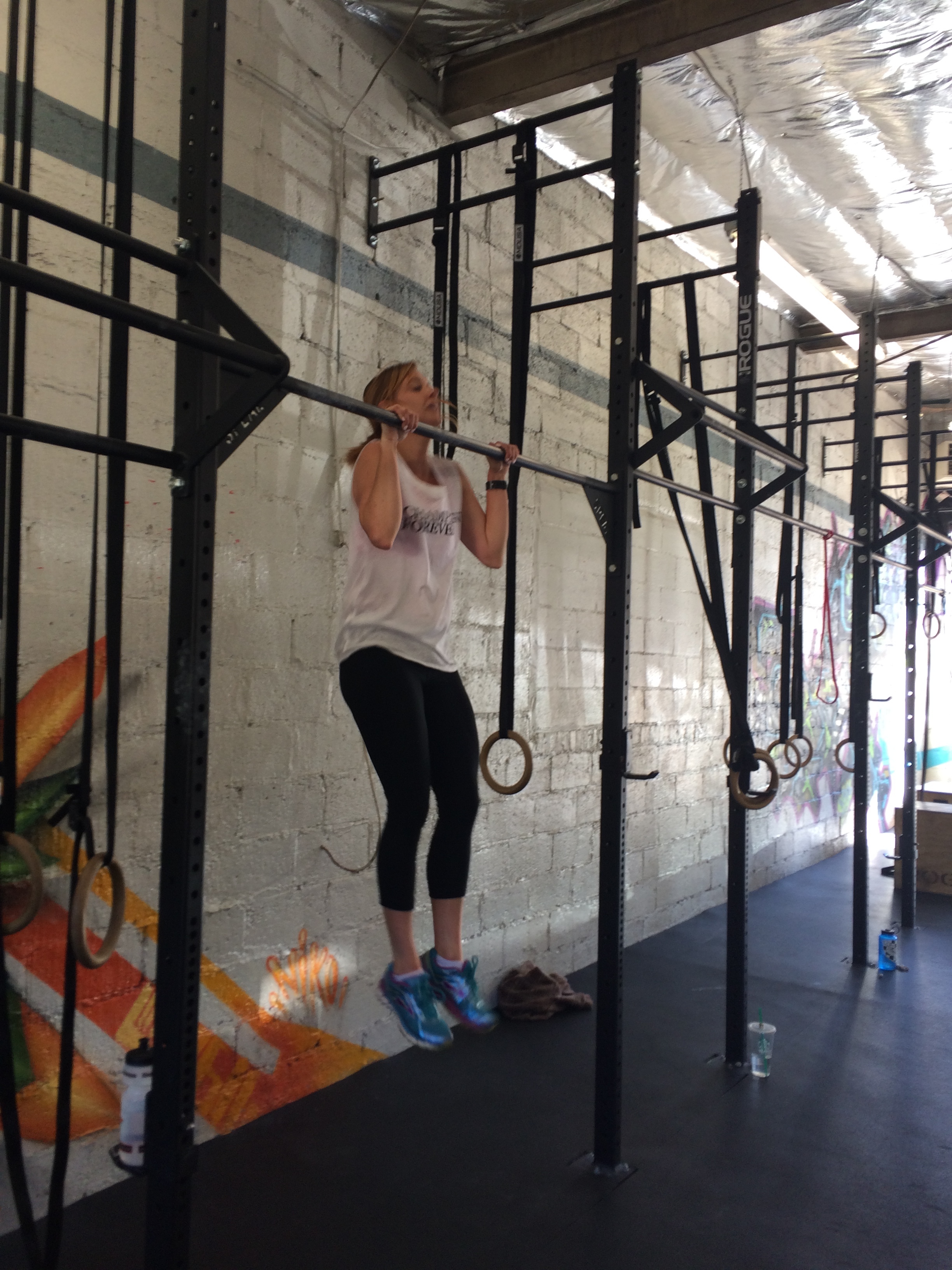 The No Band Pull Up club gained several new members last week. Shout outs to Jenna, Kristina, May, Beth, Jan and all the others that completed unbanded pull ups for the first time recently. 