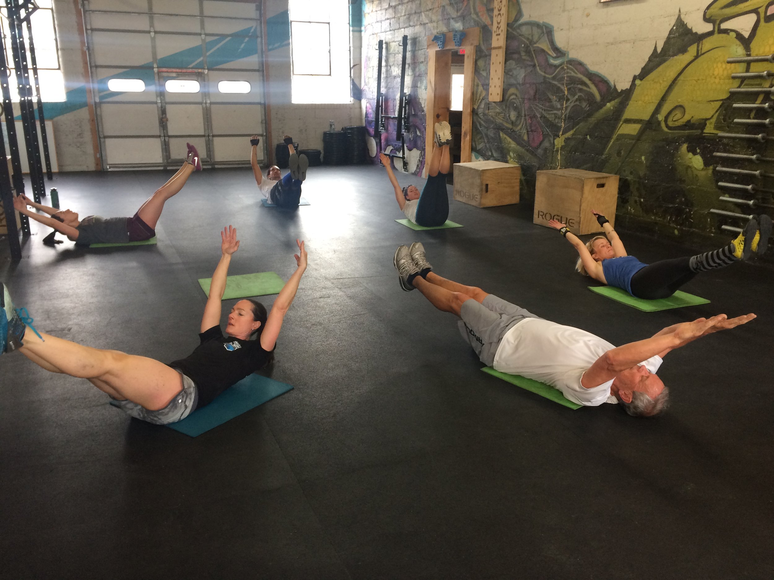 A little core work for our finisher on Thursday.
