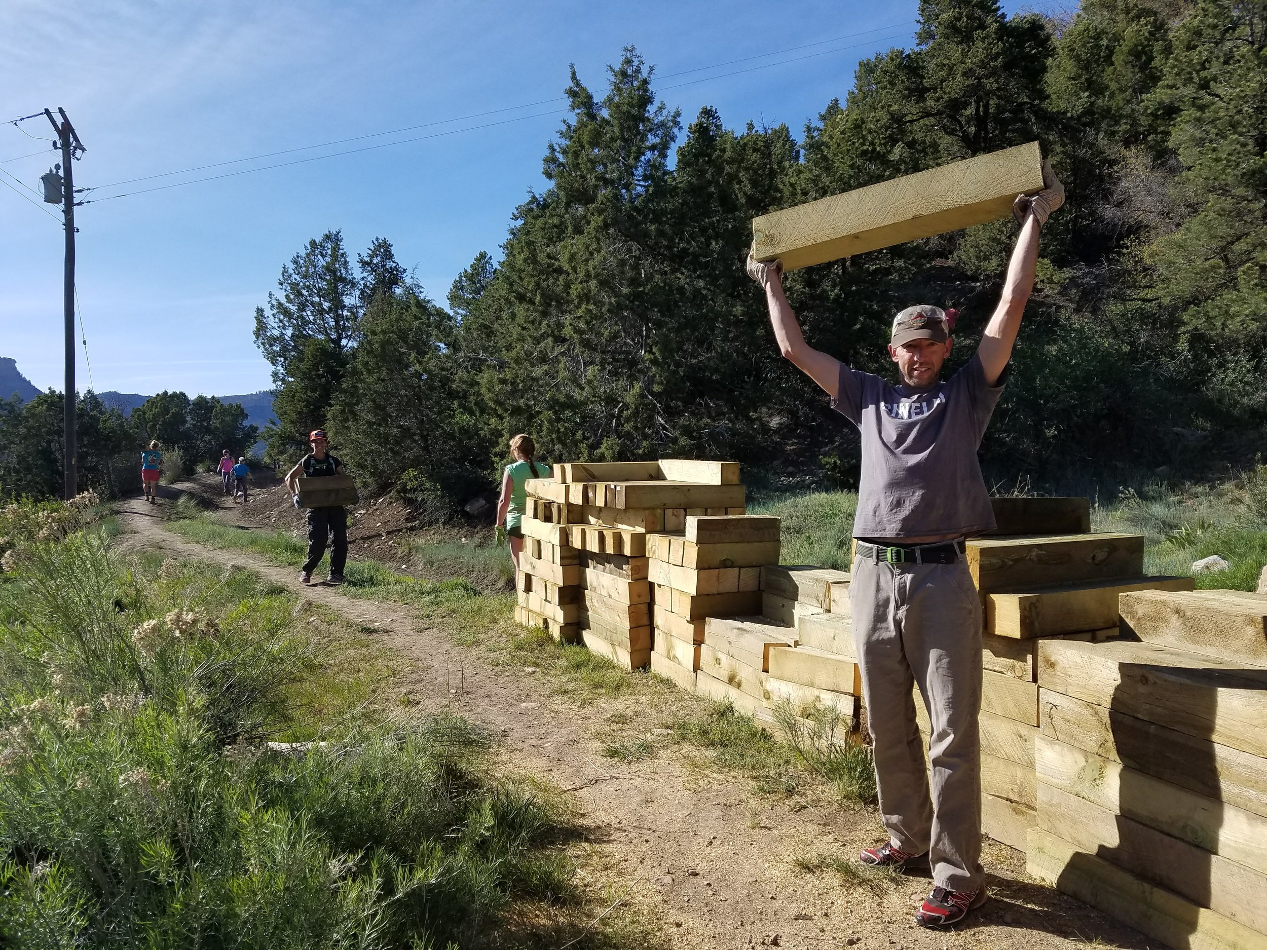 So much fun working with Trails 2000 on trail projects!