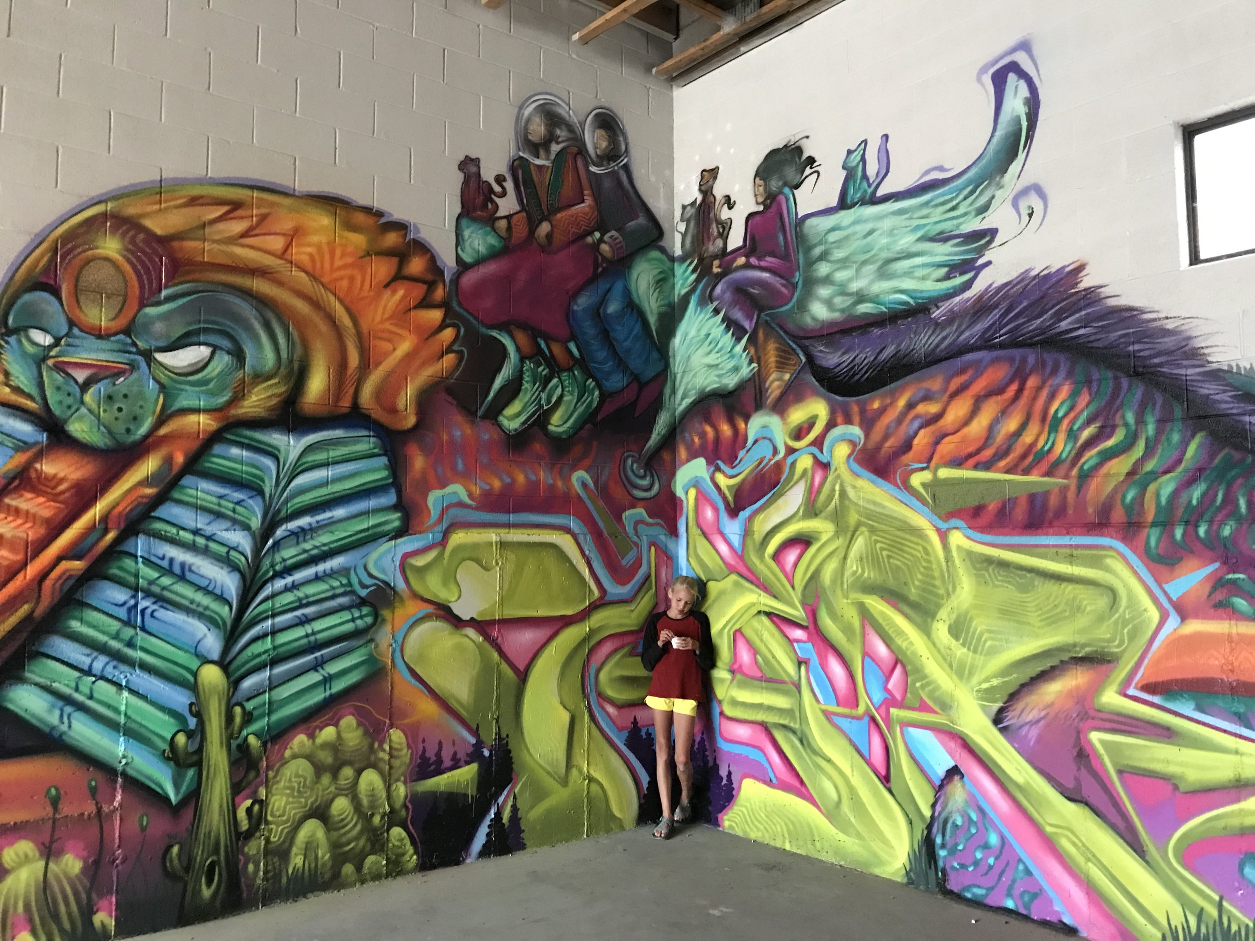 Big thanks to Pharoah (aka Brian Simmonds) for his work to make our space inspiring and cool.