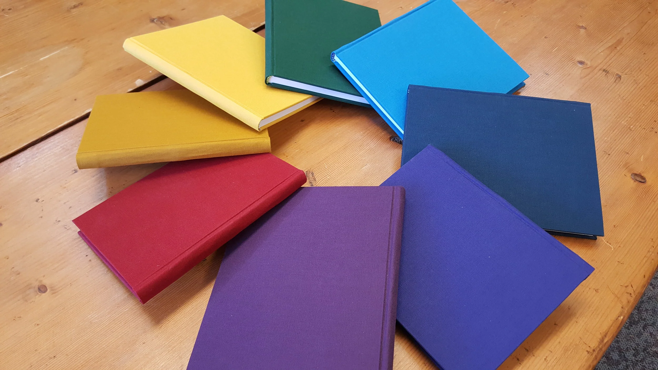 Hardback Codex with Solid Iris Cloth