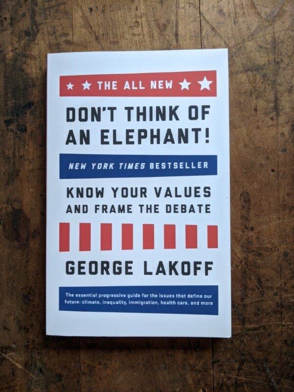 Don't Think of an Elephant! - George Lakoff