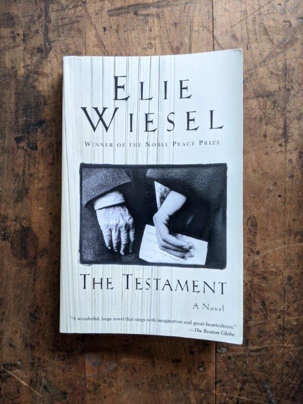 The Testament - Elie Wiesel