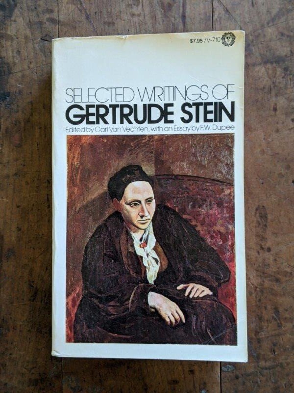 Selected Writings Of Gertrude Stein