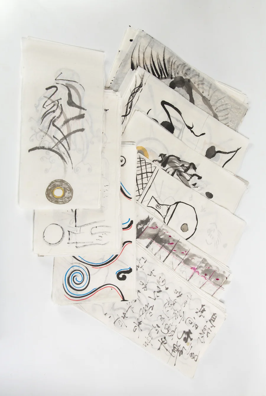 "174 Fire Drawings" assorted contributions from participants