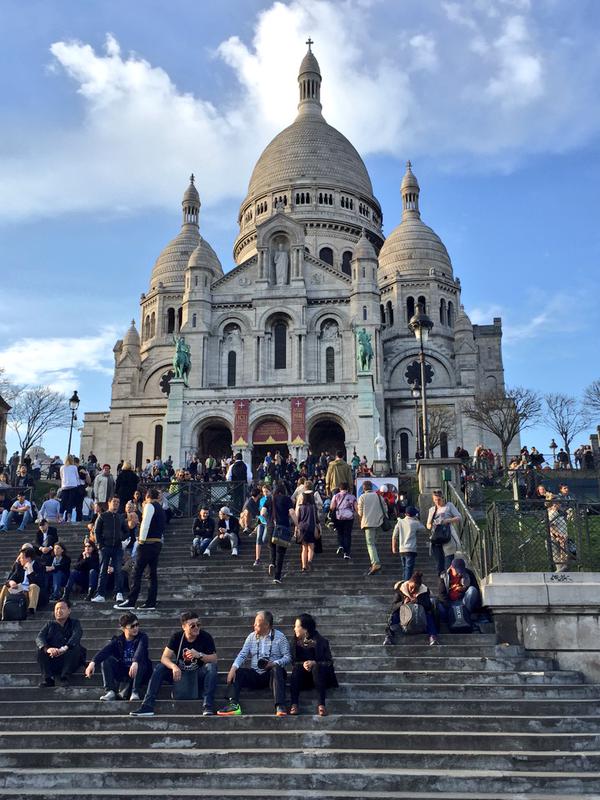 Sacre Coeur, Paris, April 2015.