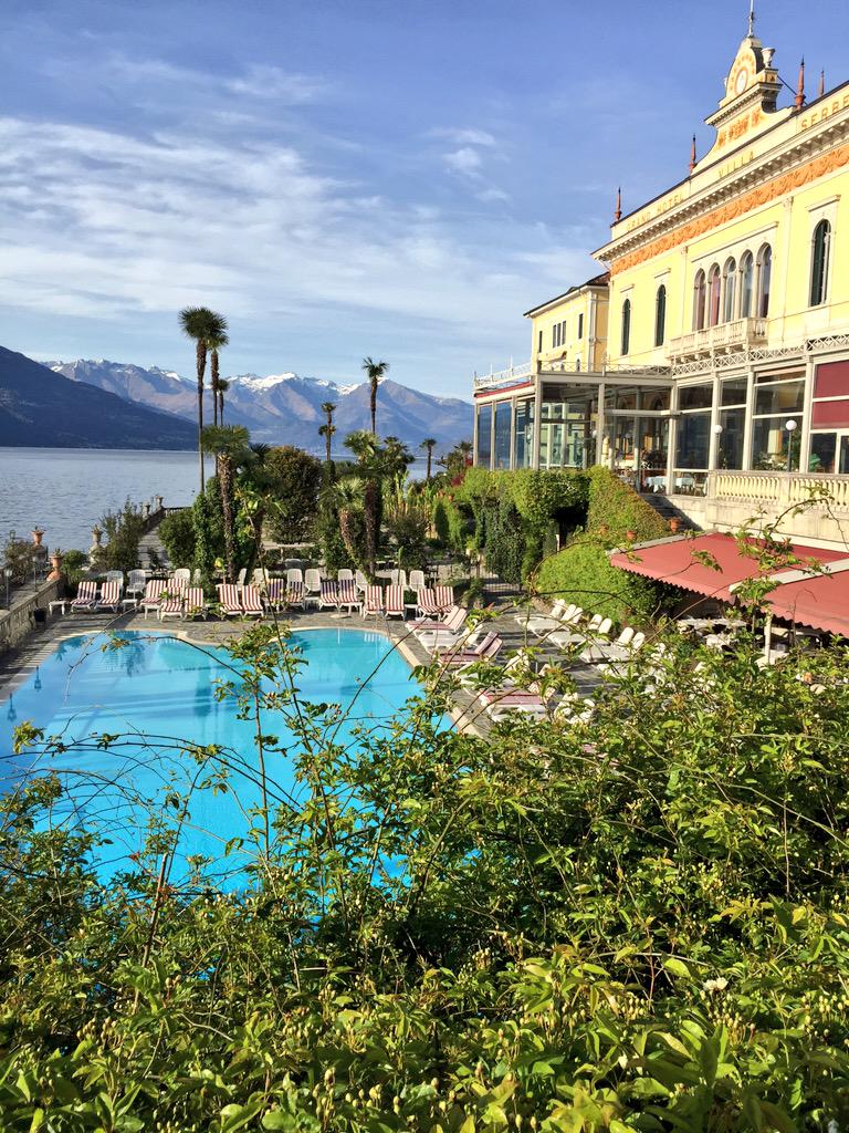 Grand Hotel Villa Serbelloni in Bellagio, Lake Como Italy. April 2015.