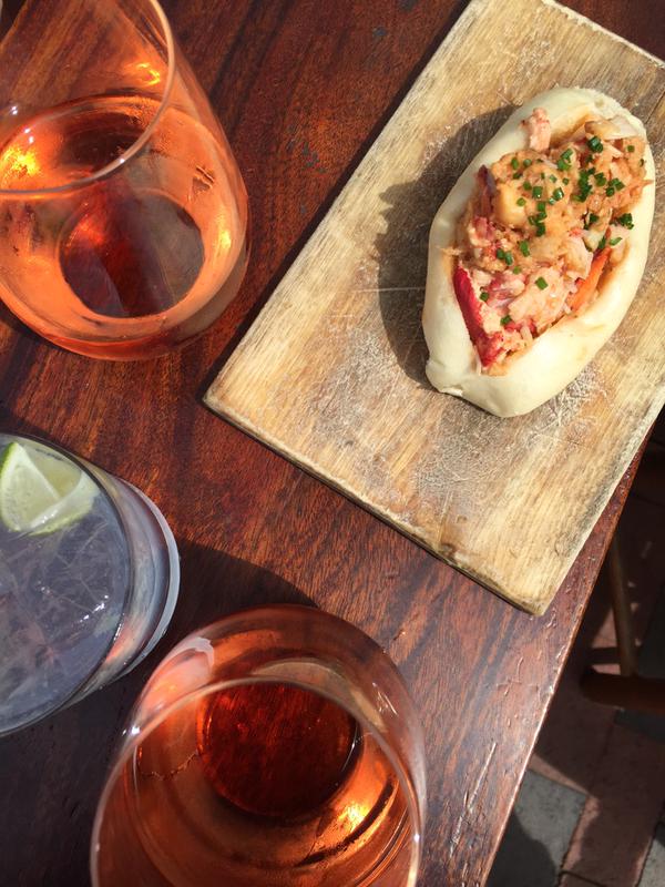 Lobster Rolls at Eventide Oyster in Portland, Maine. June 2015.