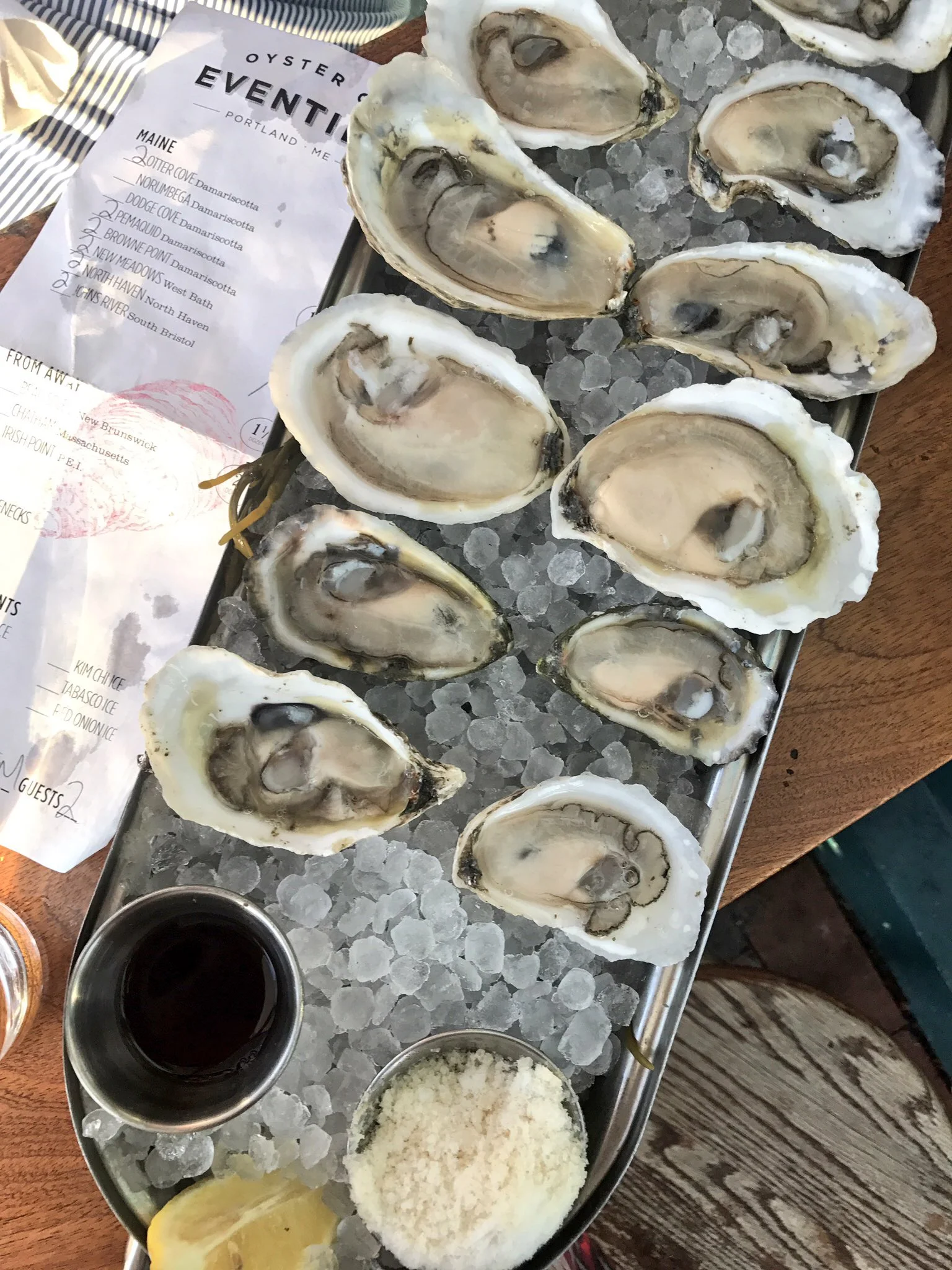 Eventide Oyster in Portland, Maine. August 2017.