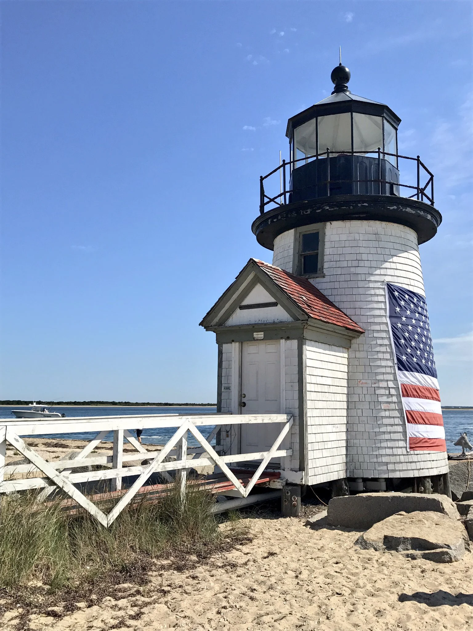 Brant Point Lighthouse in Nantucket. August 2017.