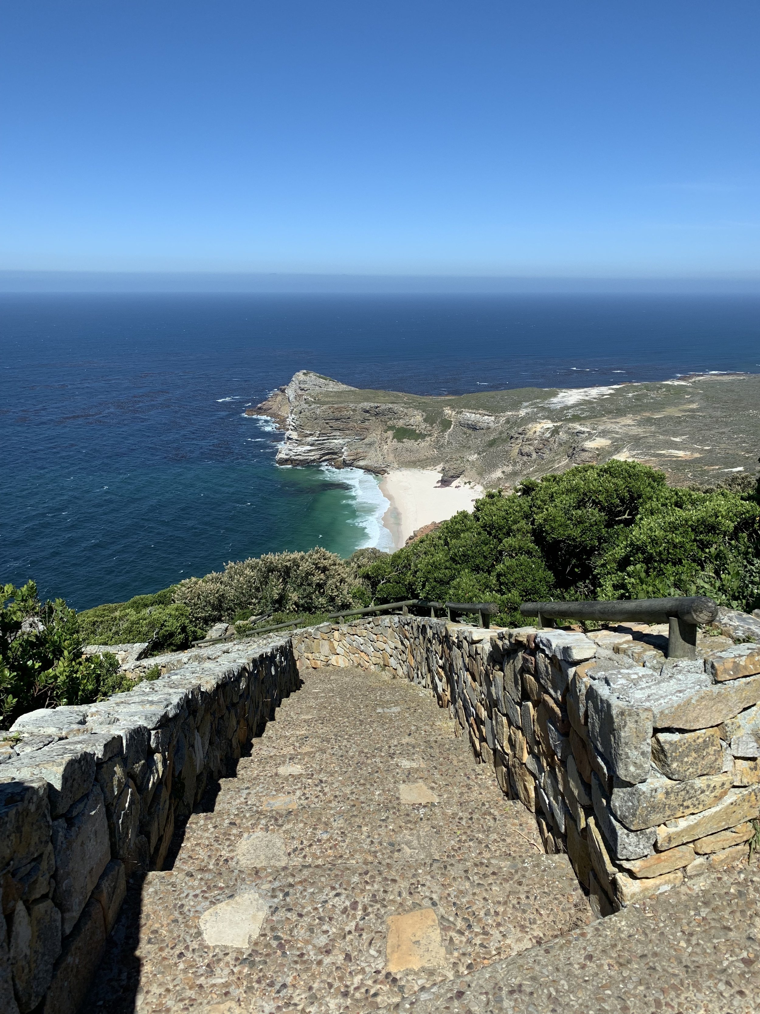 Cape Point Lighthouse in Cape Town, South Africa. January 2019.