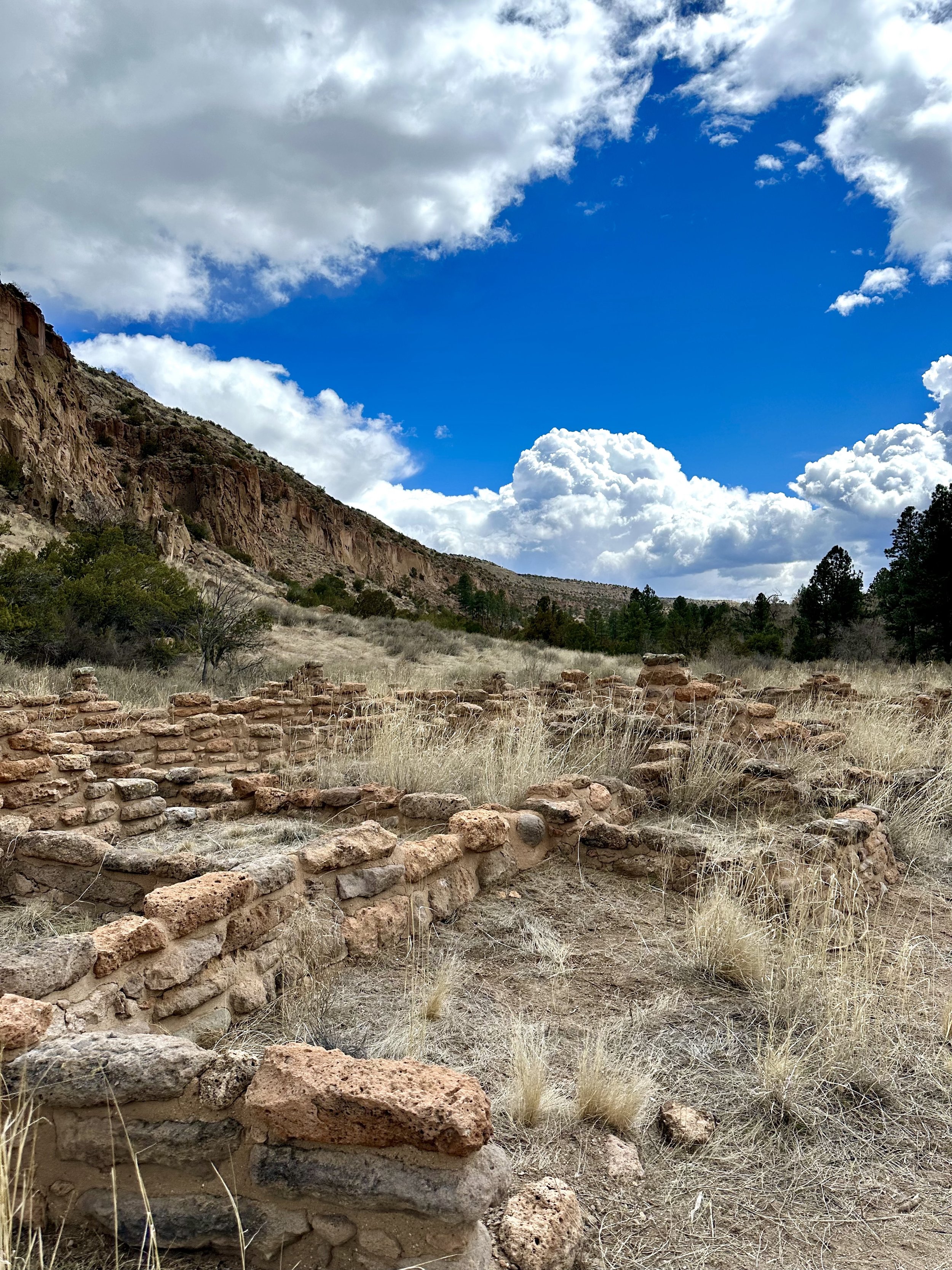 Bandelier National Monument in New Mexico, March 2023.