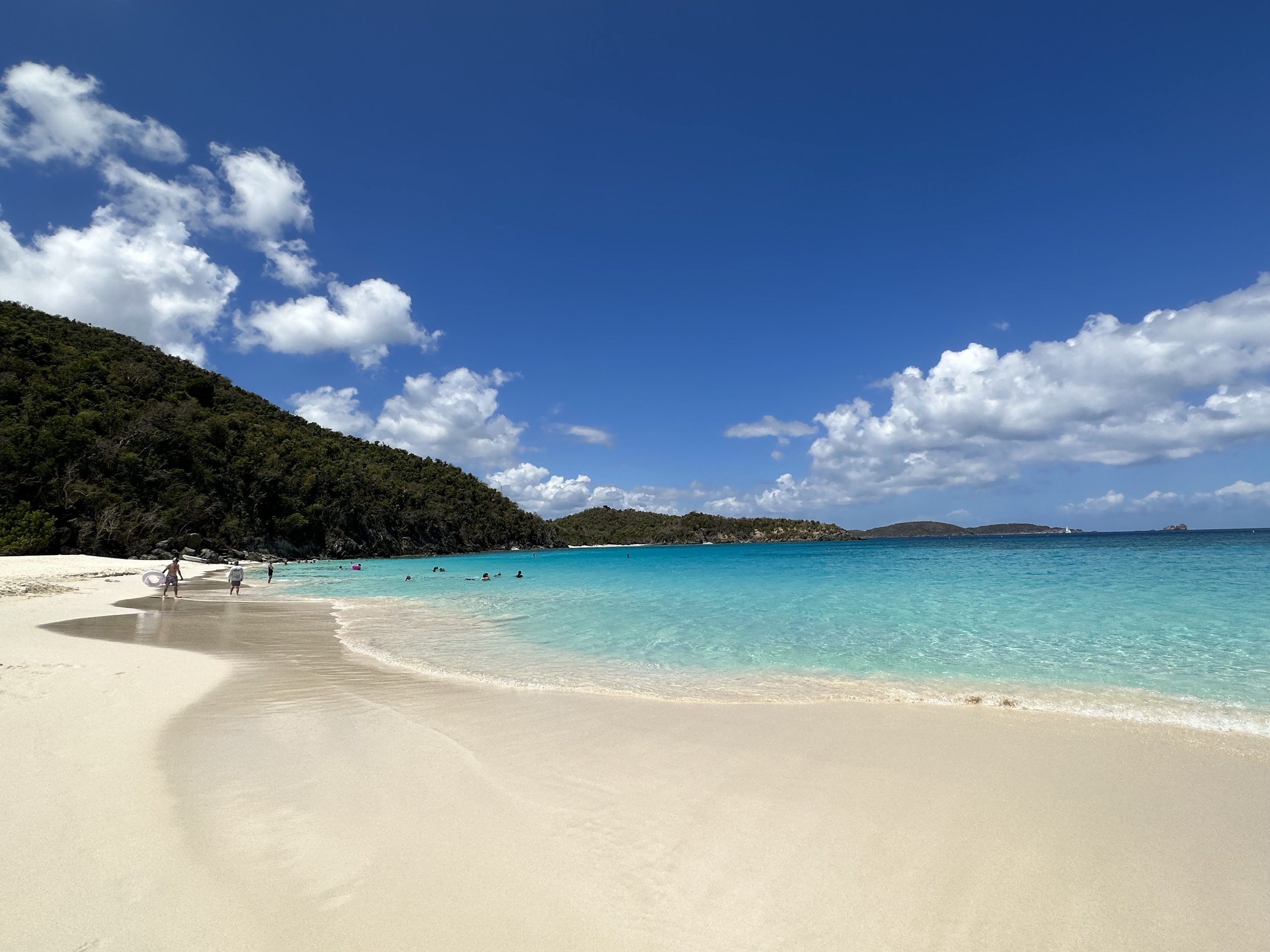 Trunk Bay Beach Club, St. John USVI. April 2023