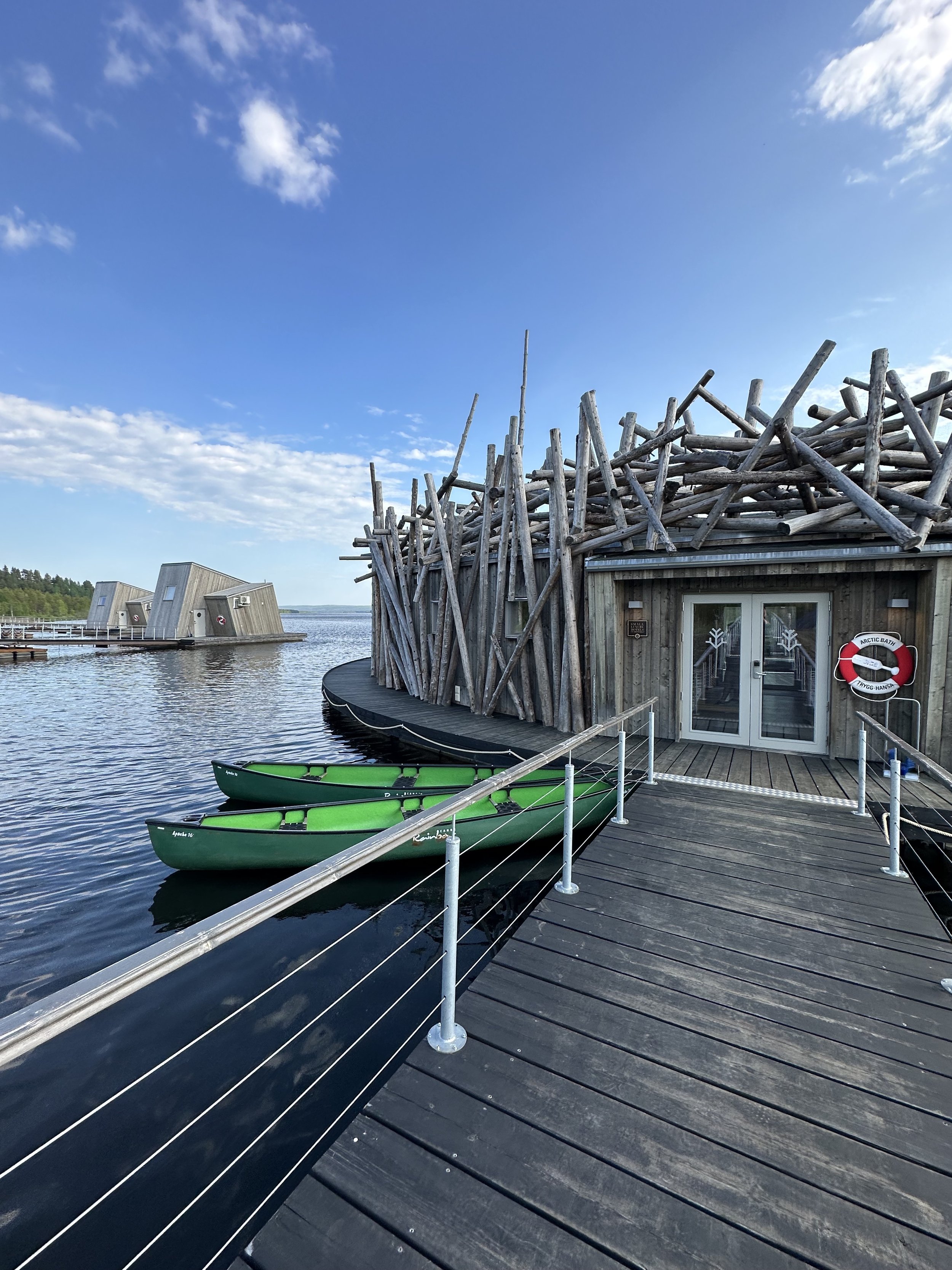 Arctic Bath in Harads, Sweden. June 2023.