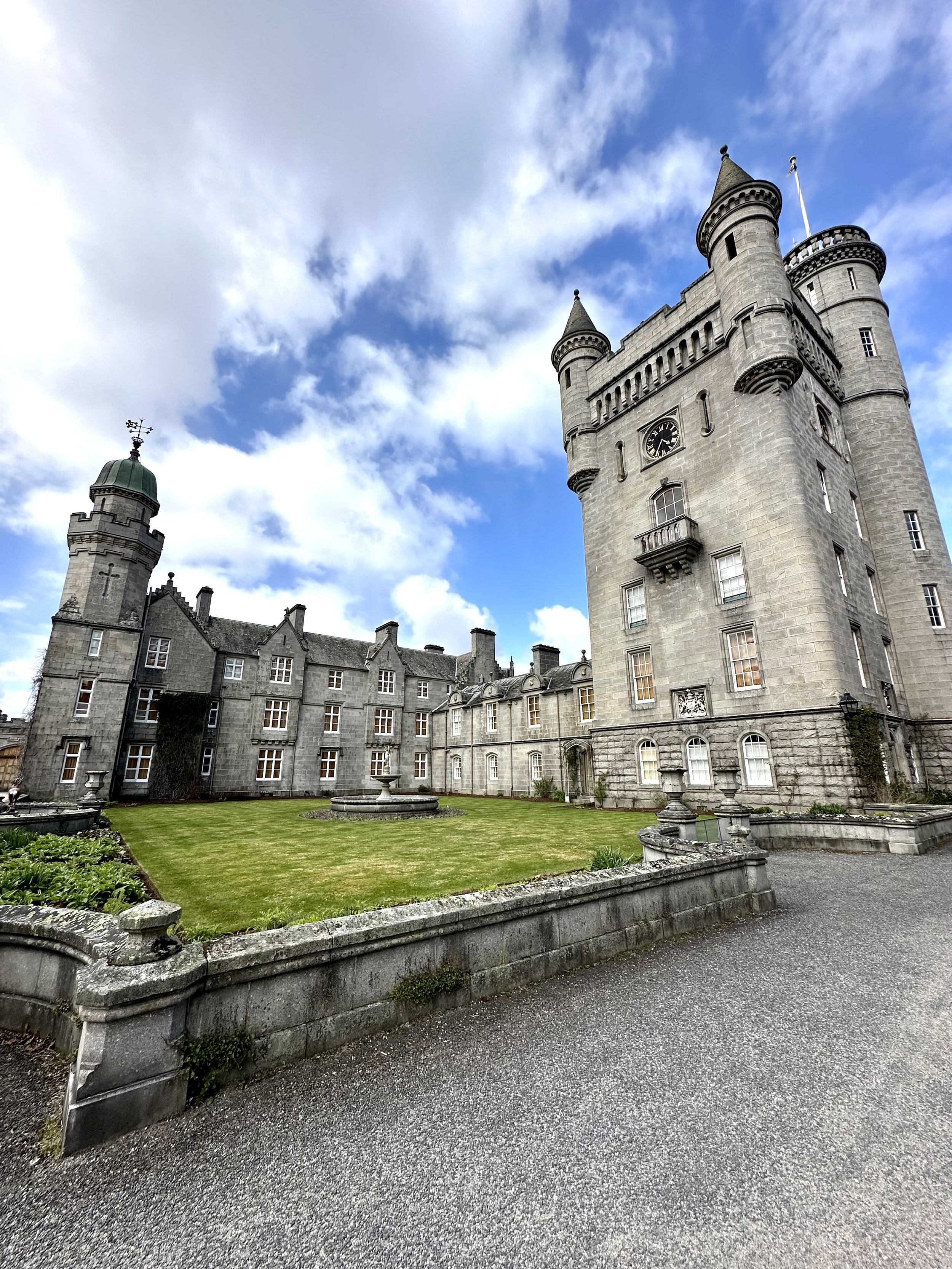 Balmoral Castle Scotland, April 2024.