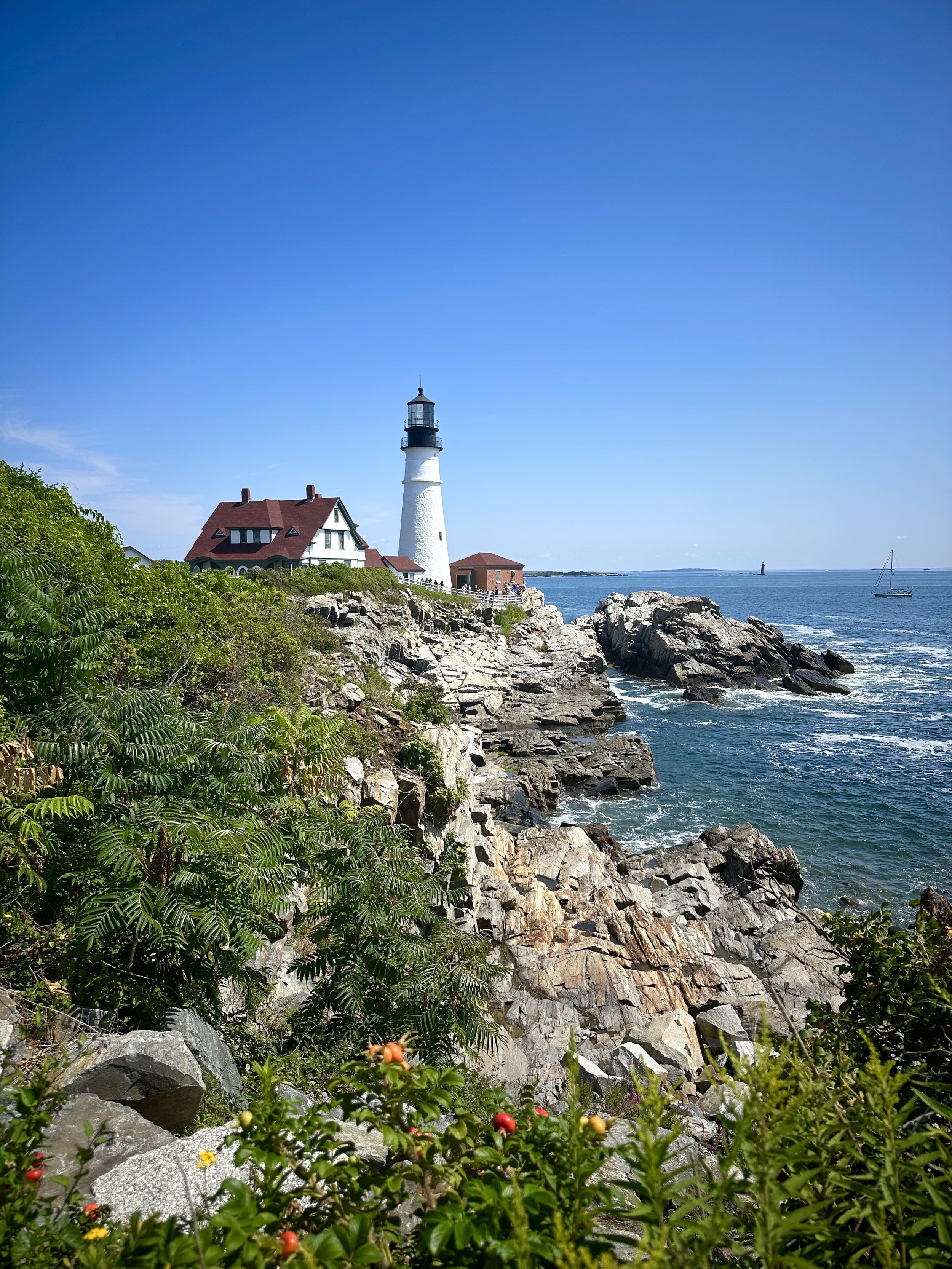 Portland Head Light in Cape Elizabeth, Maine. August 2024.