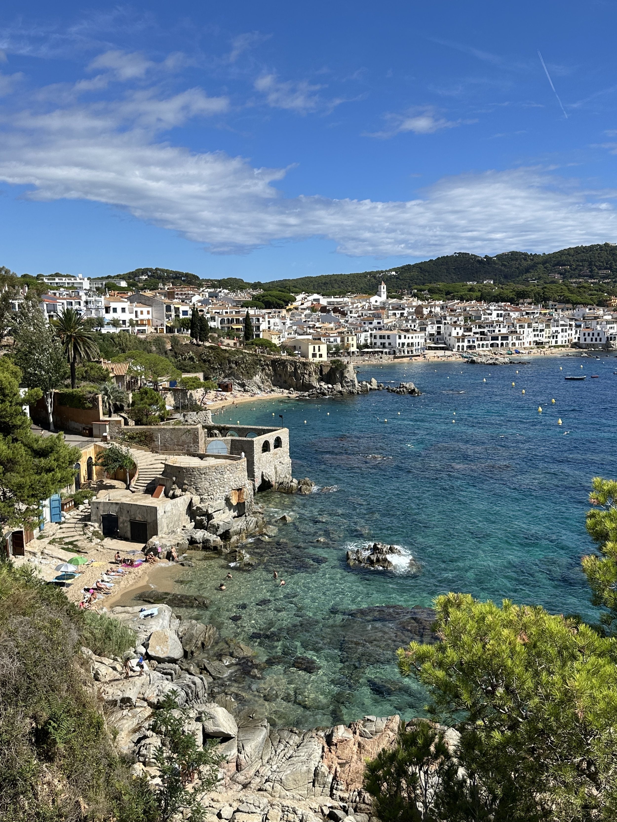Calella de Palafrugell in Costa Brava, Spain. September 2024.