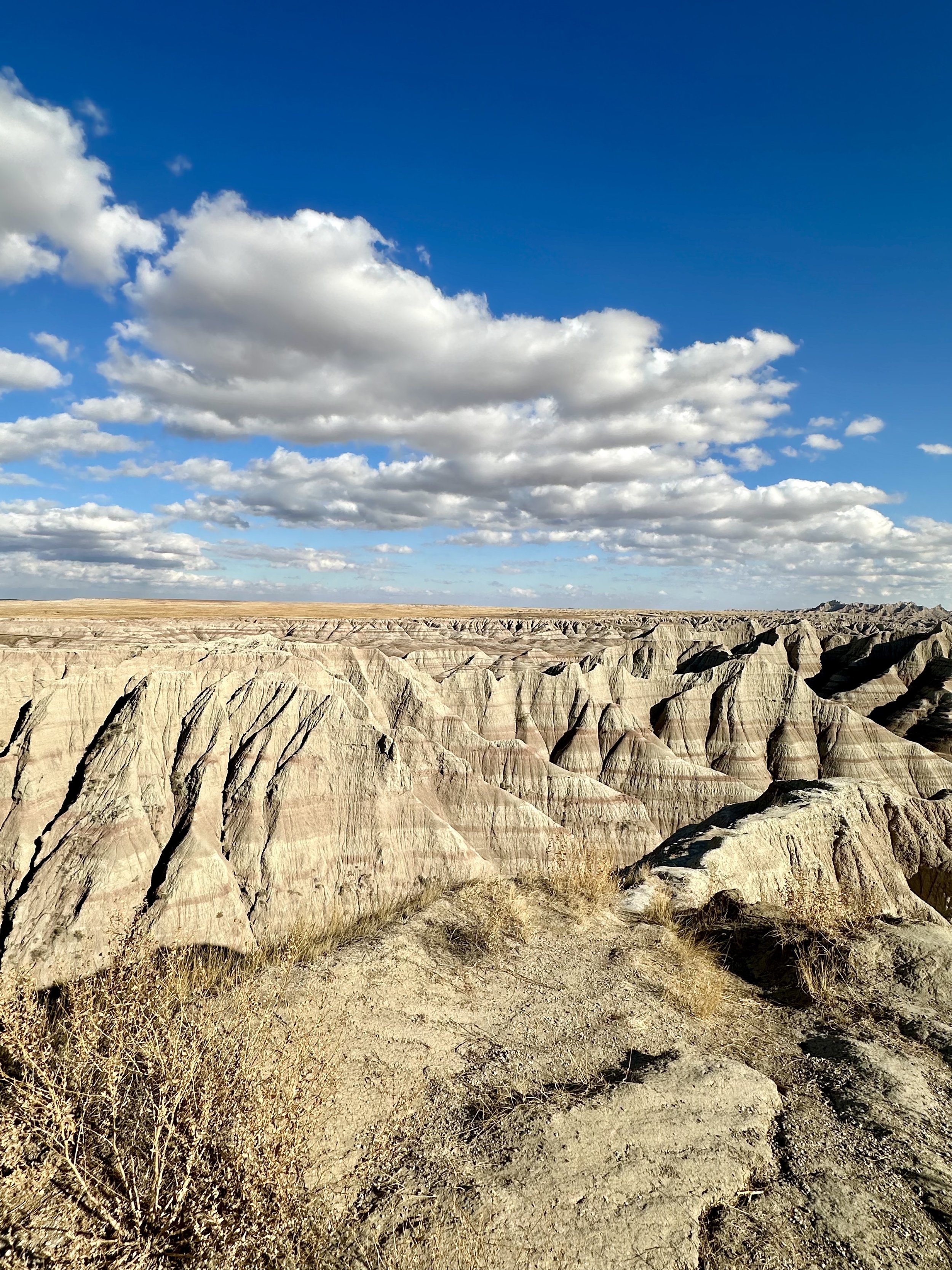 Badlands National Park in South Dakota, October 2024.