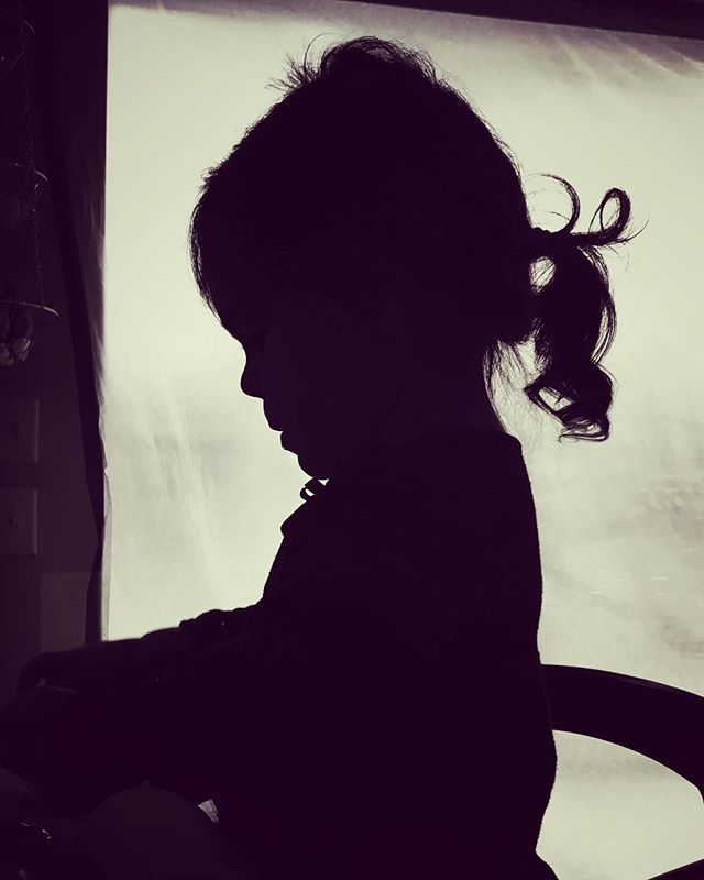 #toddler #profile and #ponytail ❤️