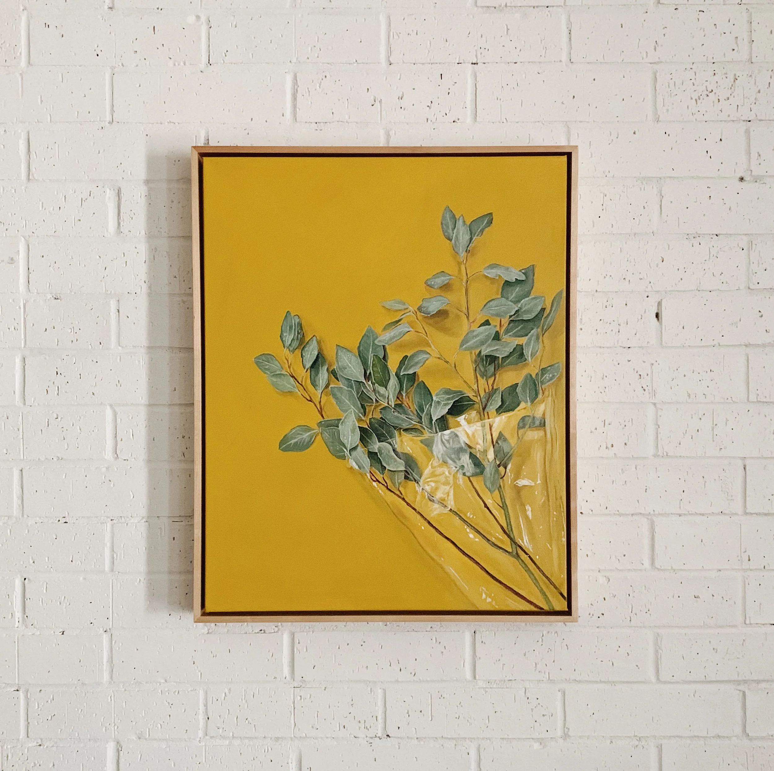 Eucalyptus Framed Original Oil Painting — Anna Tovar
