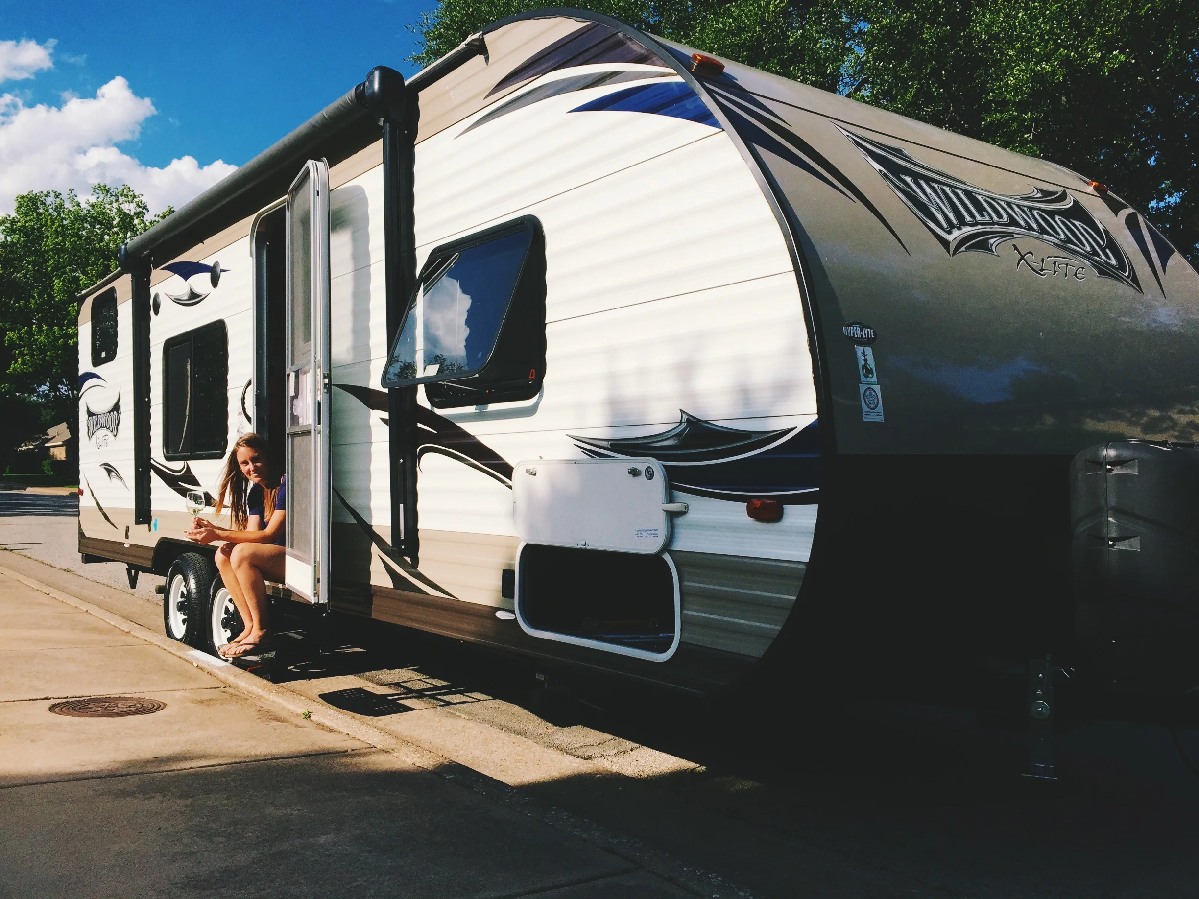 We gave away or sold (almost) everything we owned to buy a truck and a small travel trailer... Hoss and Gertie, respectively.
