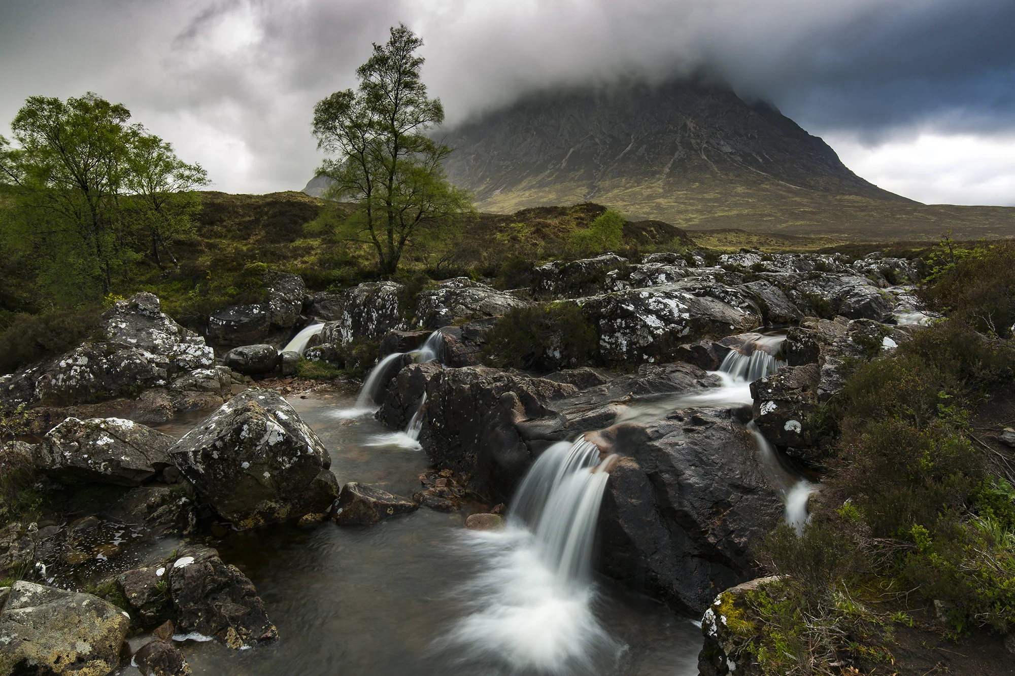 Etive Mor Waterfall