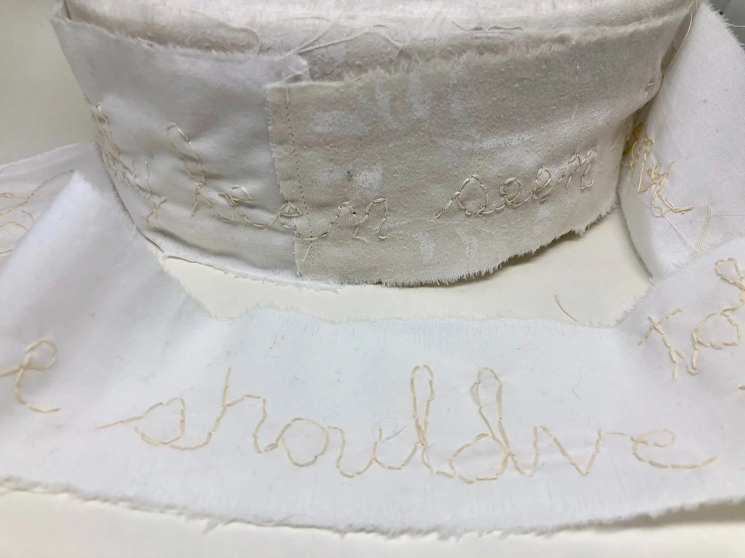 This is for the trauma  (stitching detail)