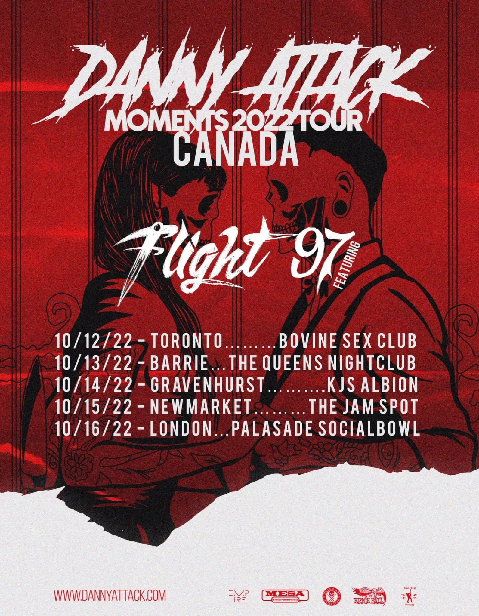 Danny Attack on tour from FL with Flight 97 &amp; More