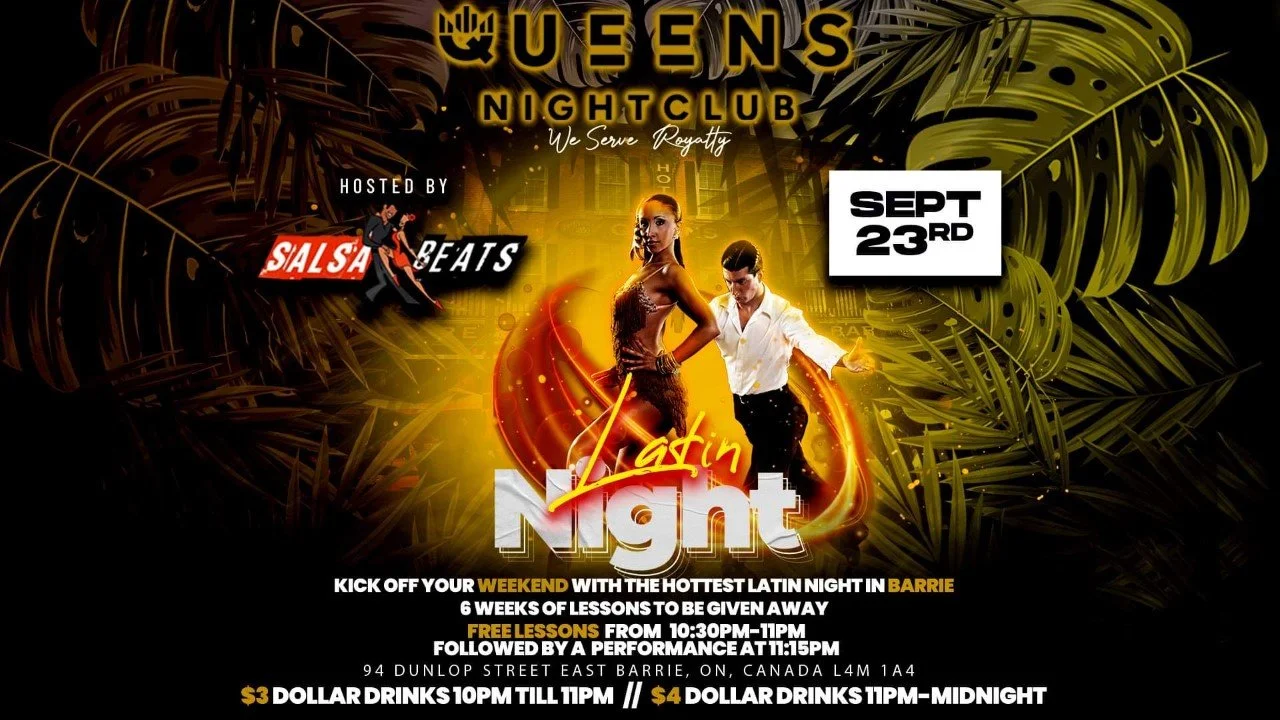 Latin Night with DJ Jon Daniels - OPEN UNTIL 2AM - $3 DRINKS UNTIL 11:00PM - $4 DRINKS UNTIL MIDNIGHT  - FREE LESSONS STARTING AT 10:30PM - BROUGHT TO YOU BY SALSA BEATS