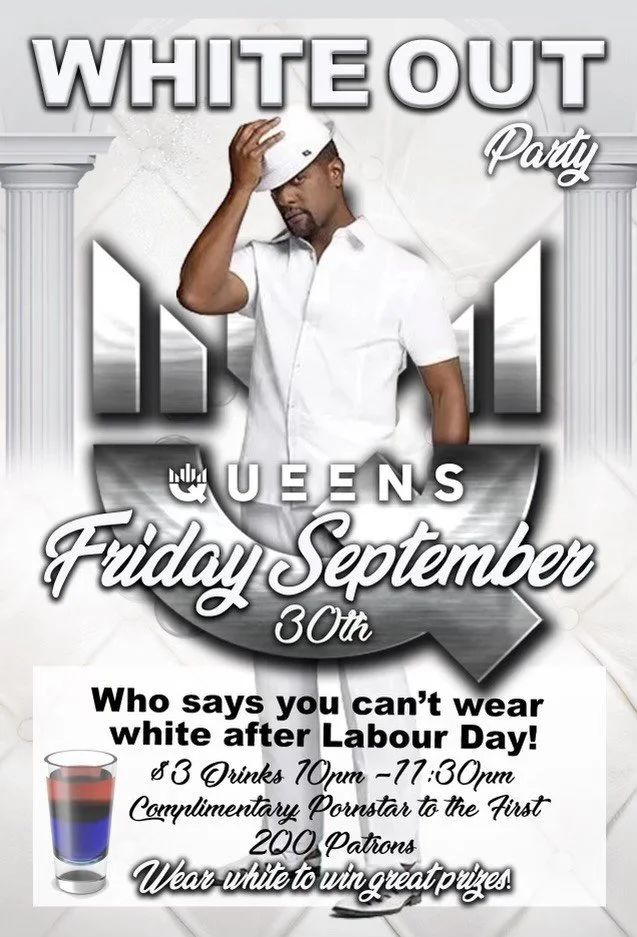 Ladies Night Out Whiteout Party with DJ ZHO - $2000 IN PRIZES TO BE WON - SPONSORED BY: LASHES BY MYA MOTTA, BRENNEN DEMELO HAIR STUDIOS &amp; ASHLEY THOMASINA MEDICAL